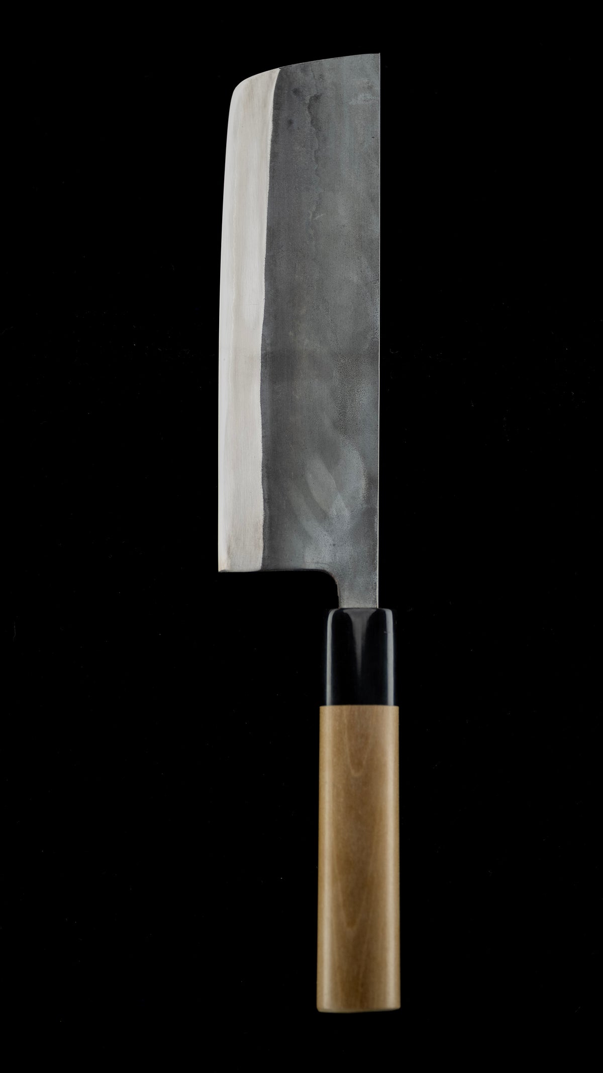 Kurouchi Nakiri Knife Japanese Vegetable Knife By Toyama Shuji - 165mm ④