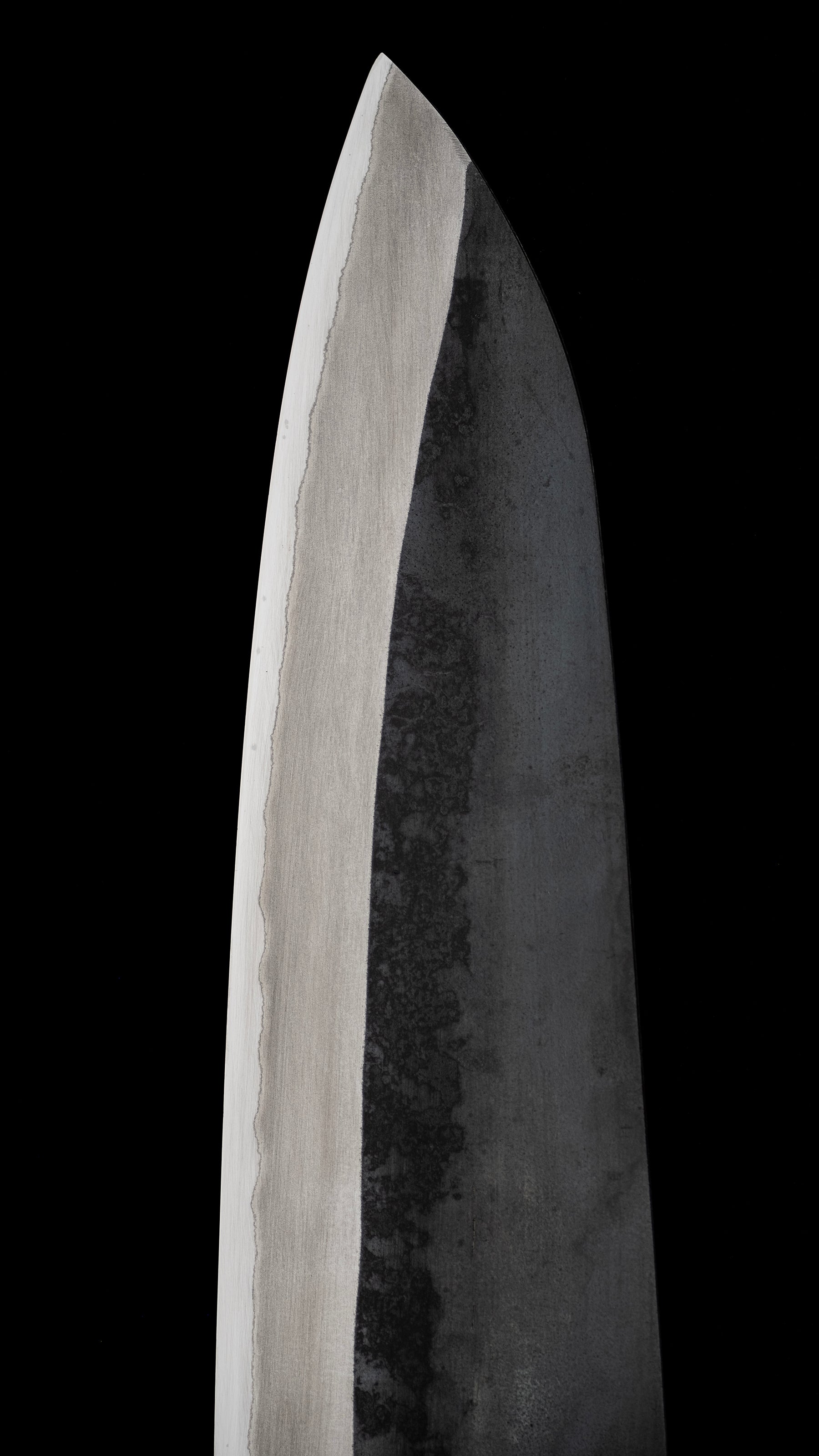 Kurouchi Gyuto Knife Japanese Chef’s Knife By Toyama Shuji - 180mm