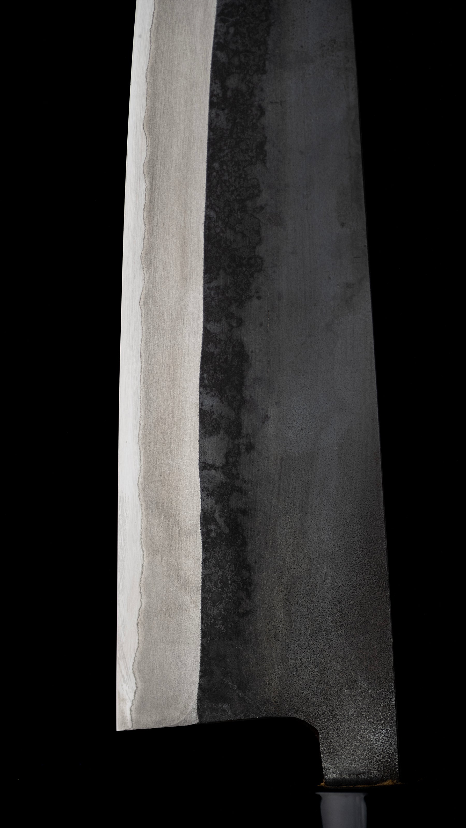 Kurouchi Gyuto Knife Japanese Chef’s Knife By Toyama Shuji - 180mm