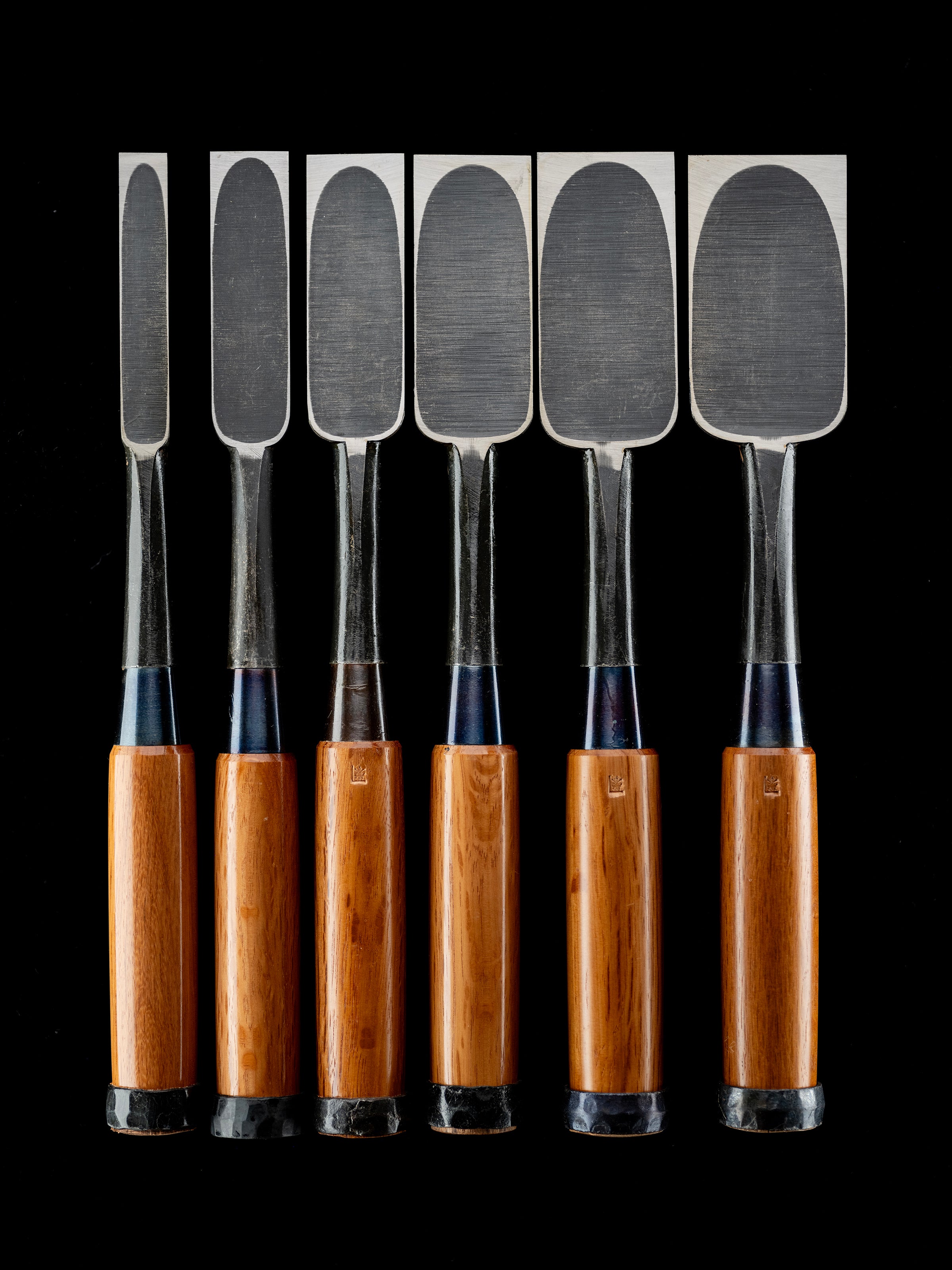 Tataki-Nomi Japanese Hand Made Timber Chisel 6-Pieces Set By Funahiro ②