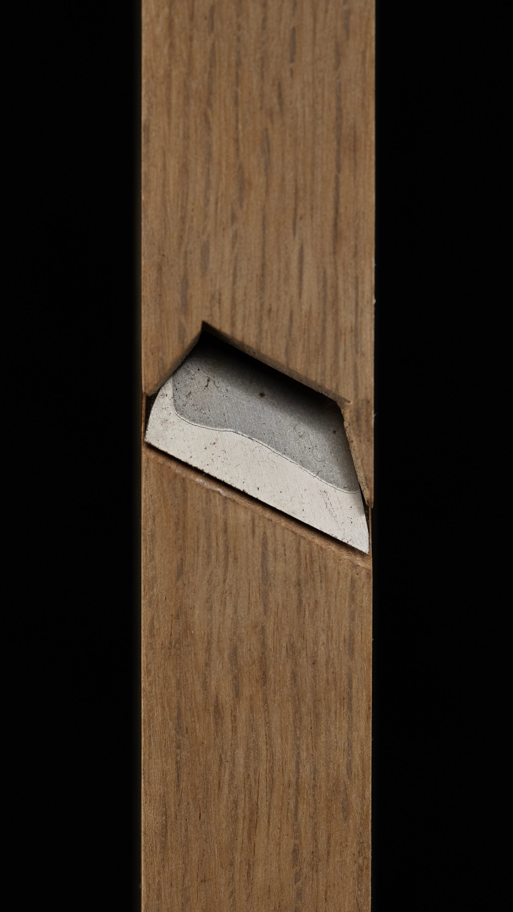 Kushi-Gata-Shakuri-Kanna Japanese Japanese Rabbet/Plow Plane By Tobei & Funahiro - 18mm