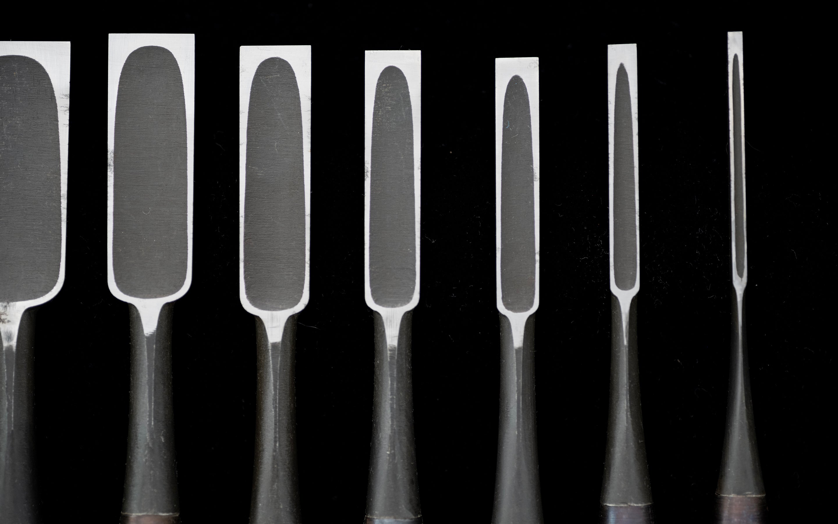 Oire-Nomi Japanese Hand Made Bench Chisel Set By Ichihiro Ⅱ