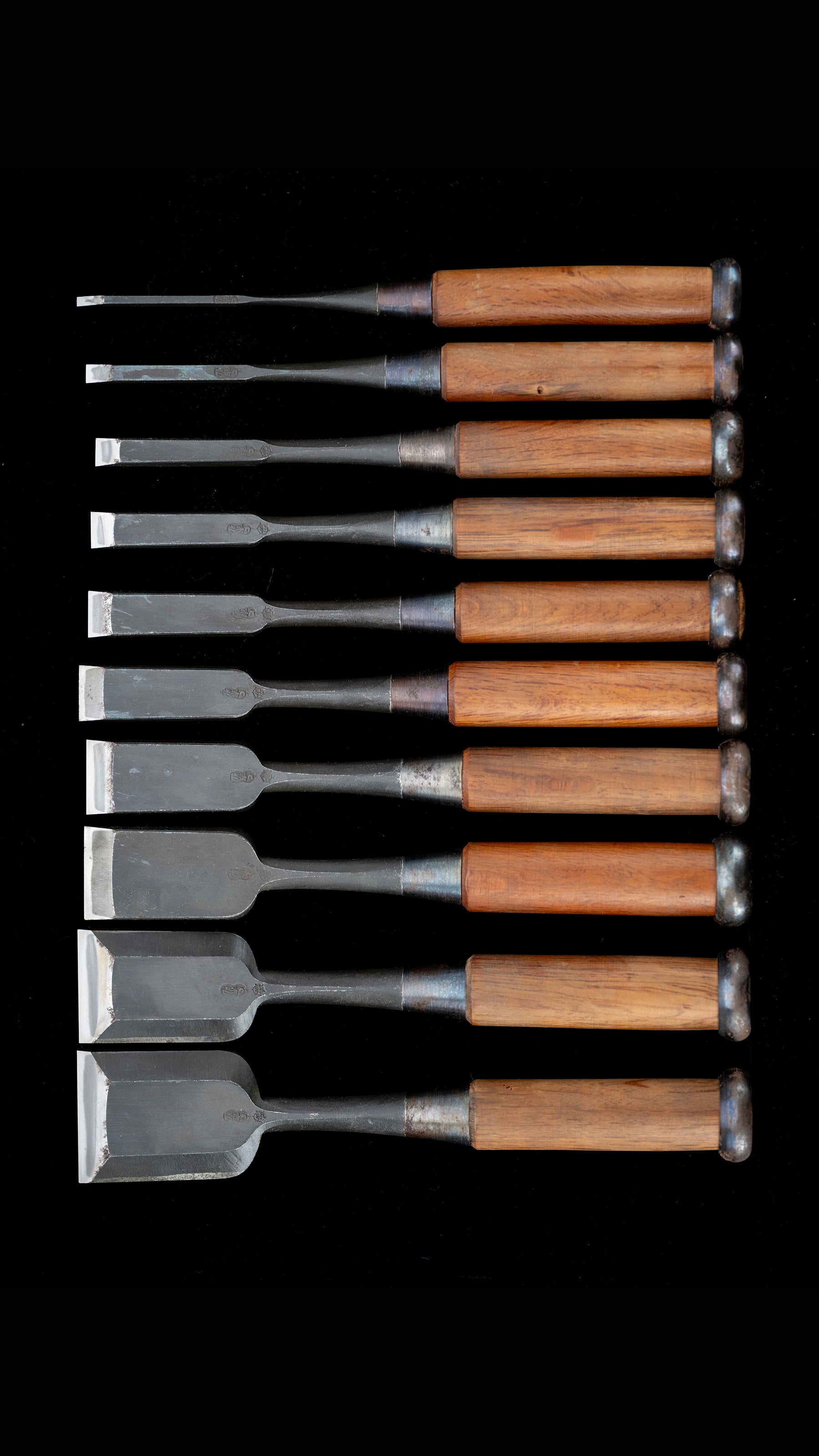 Oire-Nomi Japanese Hand Made Bench Chisel Set By Ichihiro Ⅱ