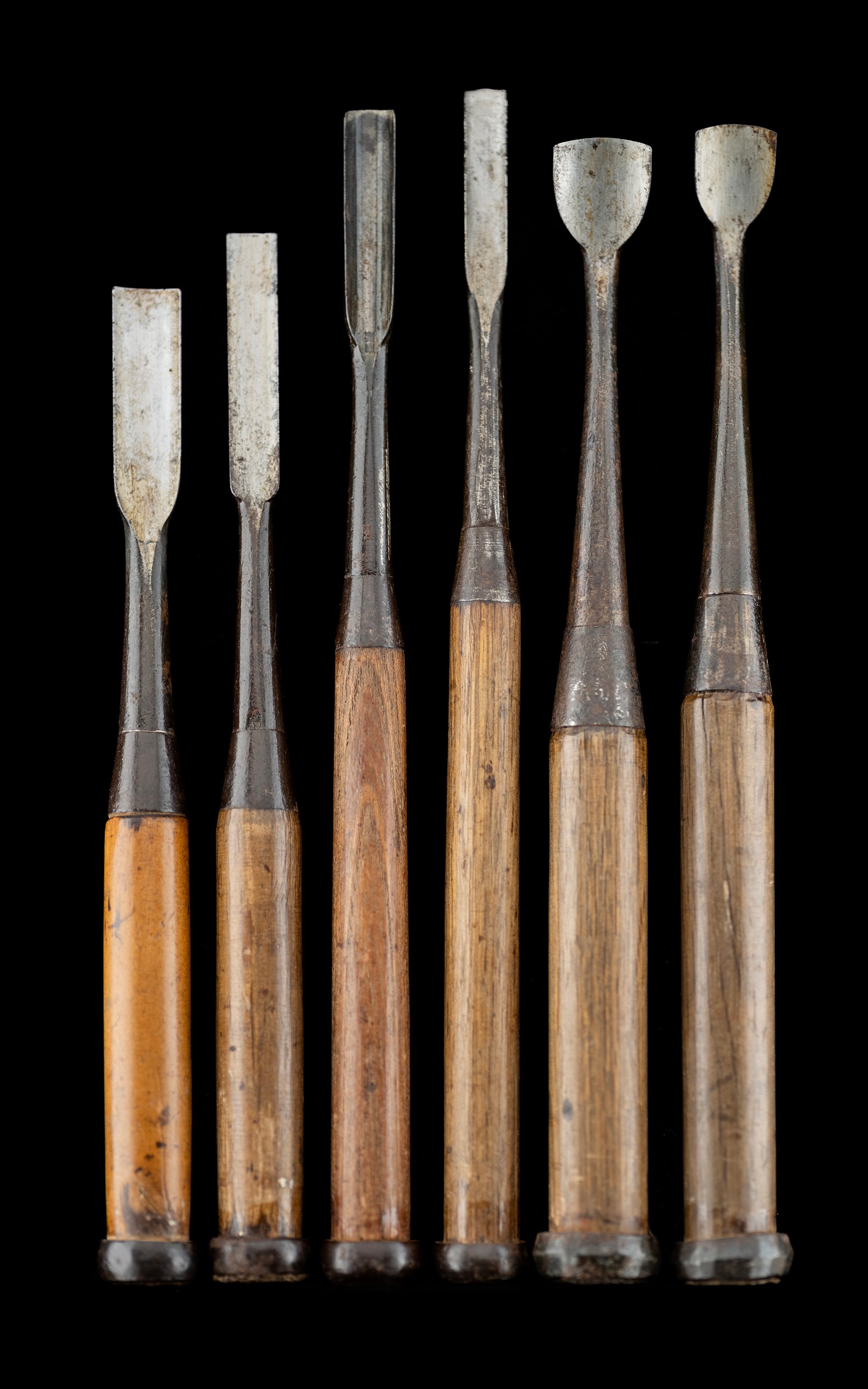 Uchimaru nomi Japanese U-Gouge/Spoon-Gouge Chisel set