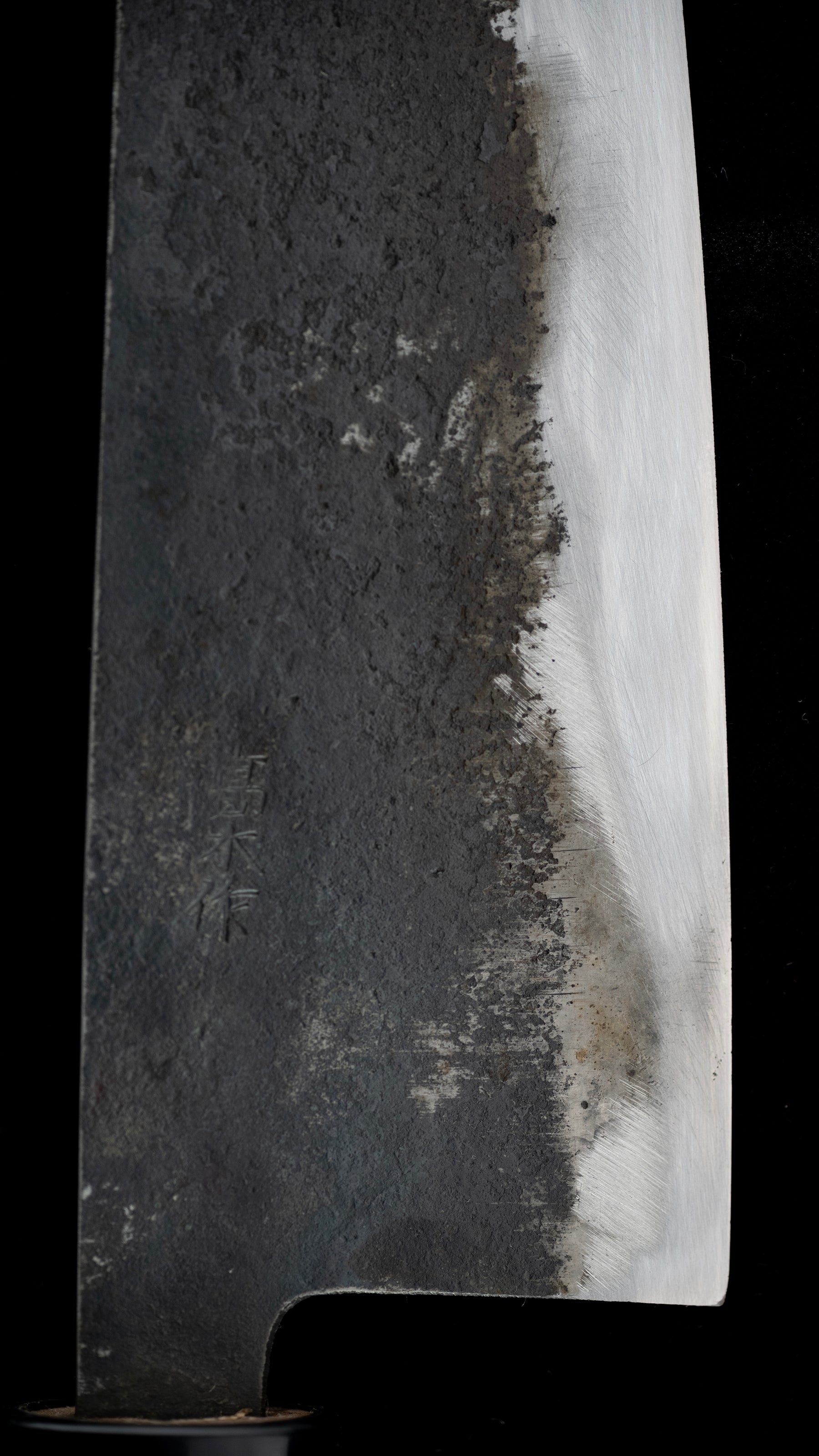 Kurouchi Honyanki Santoku Knife Japanese All Purpose Knife By Takaki Junichi - 165mm