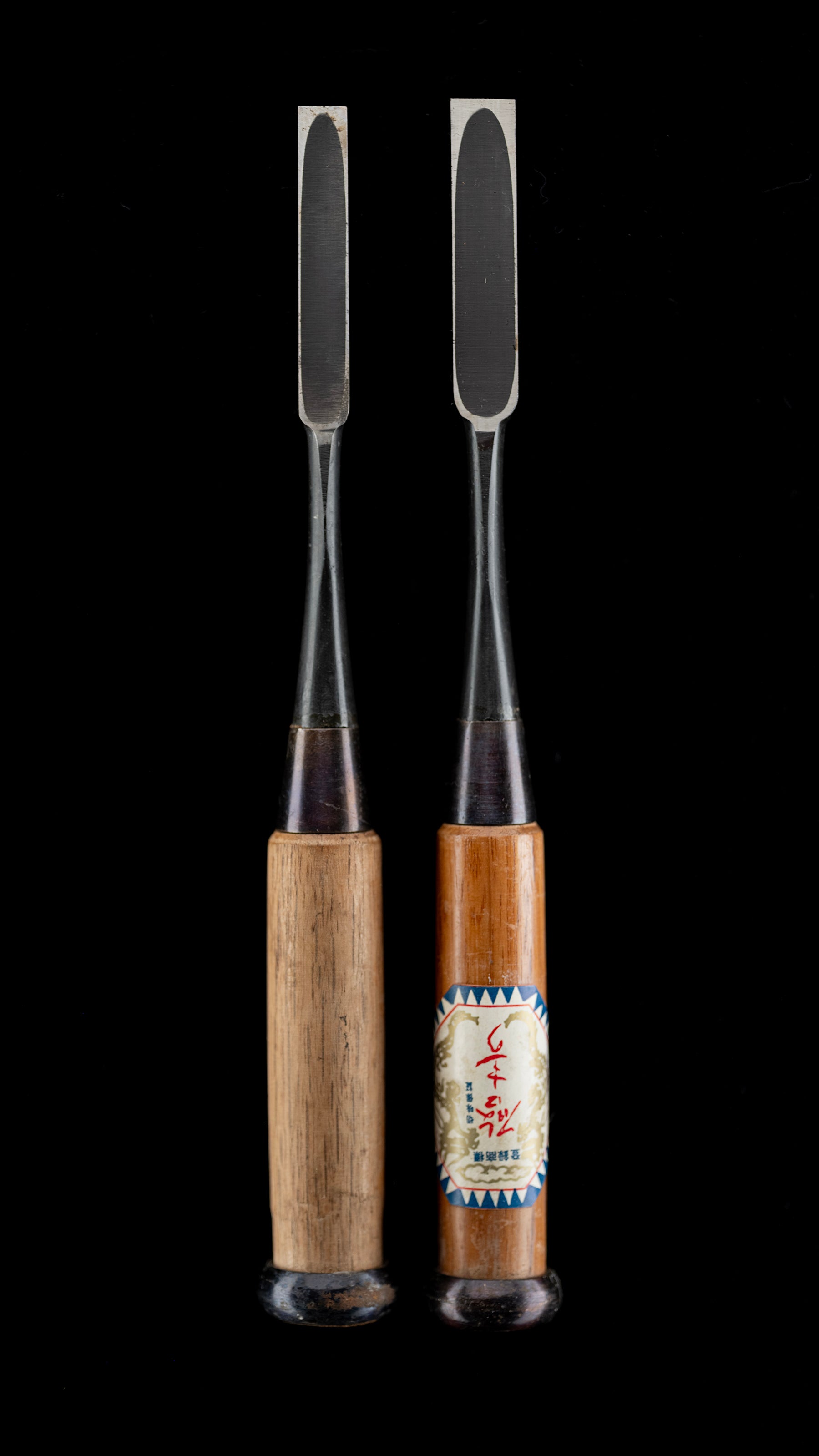 Oire-Nomi Japanese Hand Made Bench Chisel Set By Keiju - 9&12mm