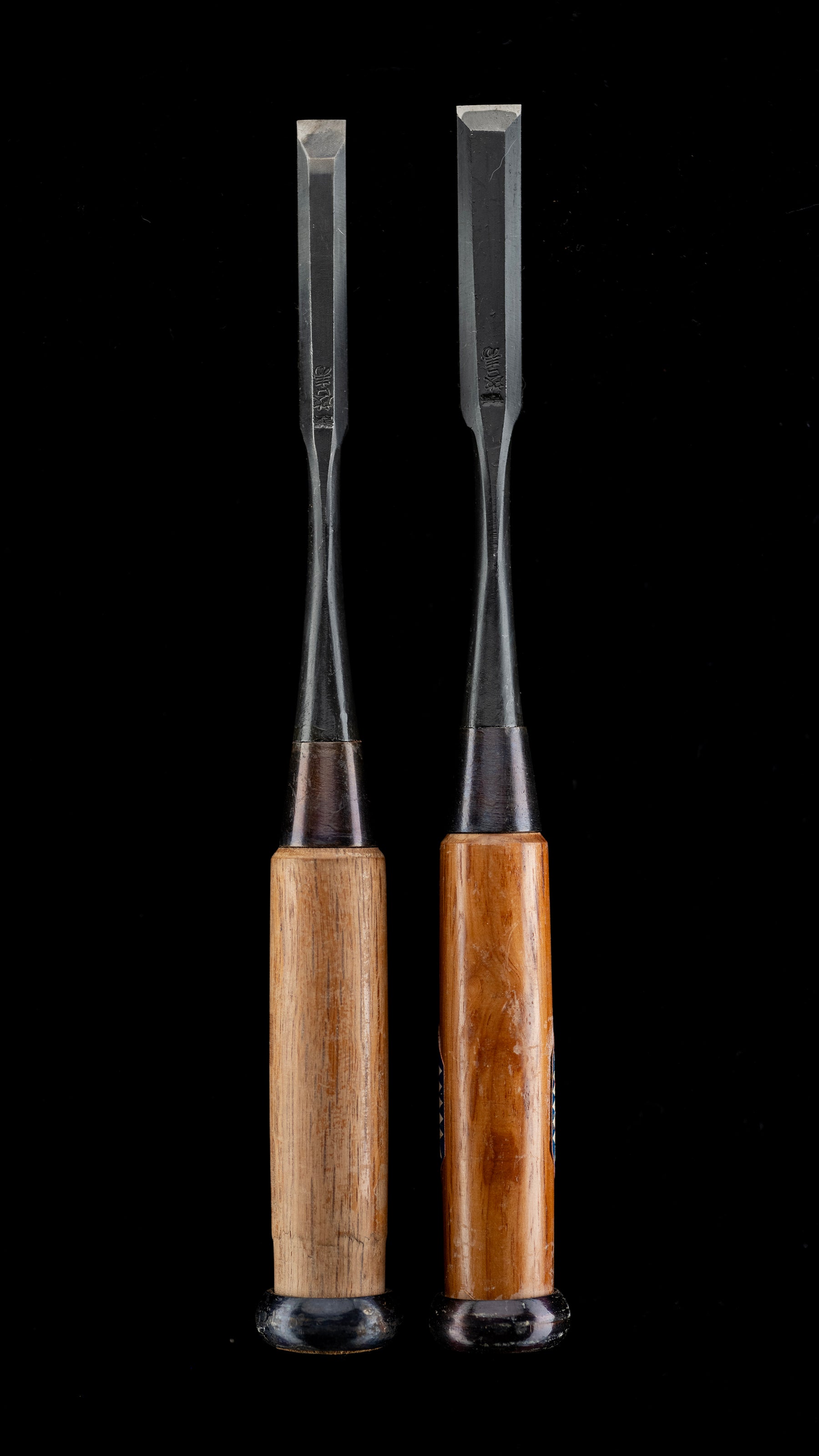 Oire-Nomi Japanese Hand Made Bench Chisel Set By Keiju - 9&12mm