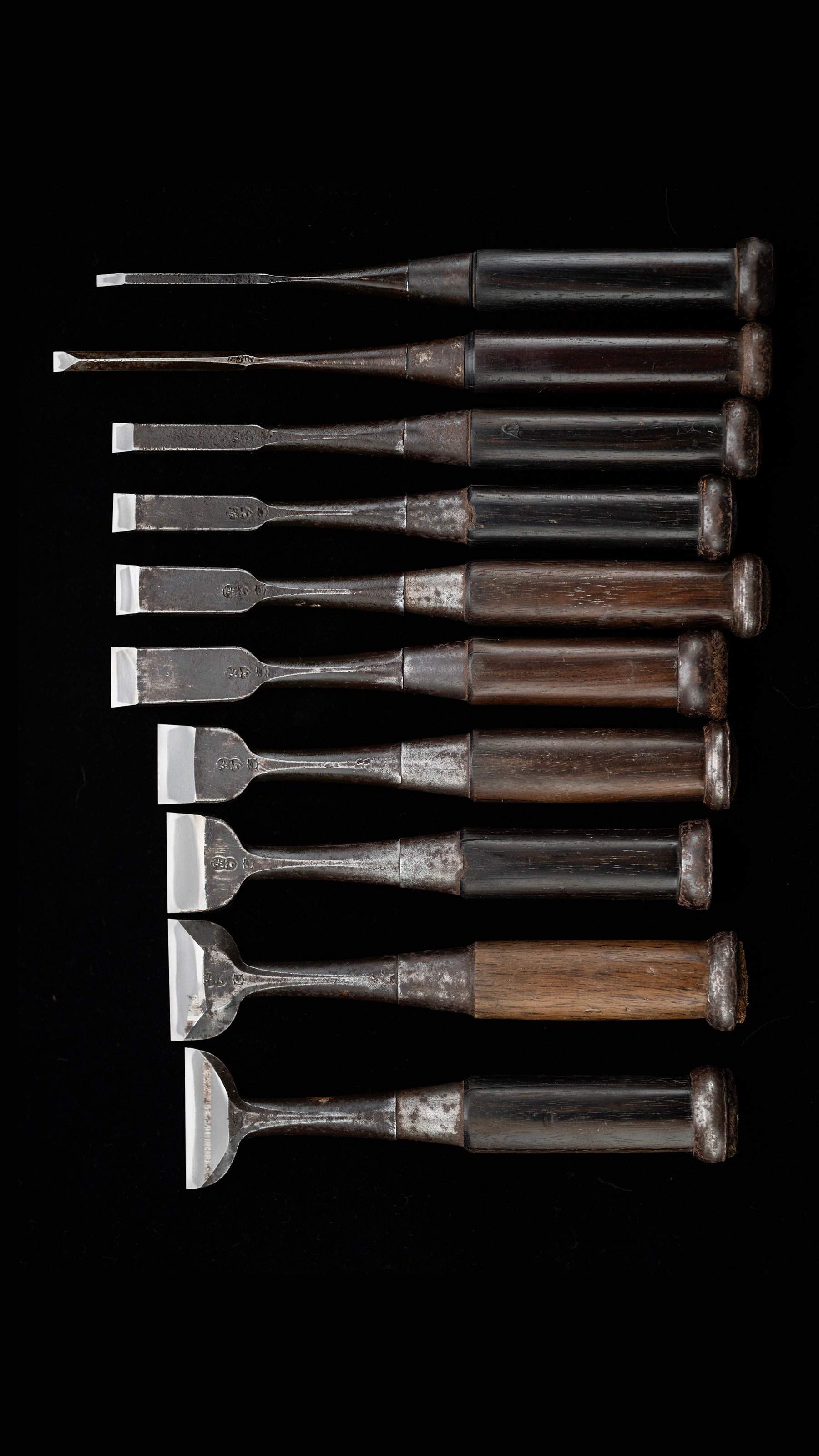 Oire-Nomi Japanese Hand Made Bench Chisel Set By Ichihiro Ⅱ ②