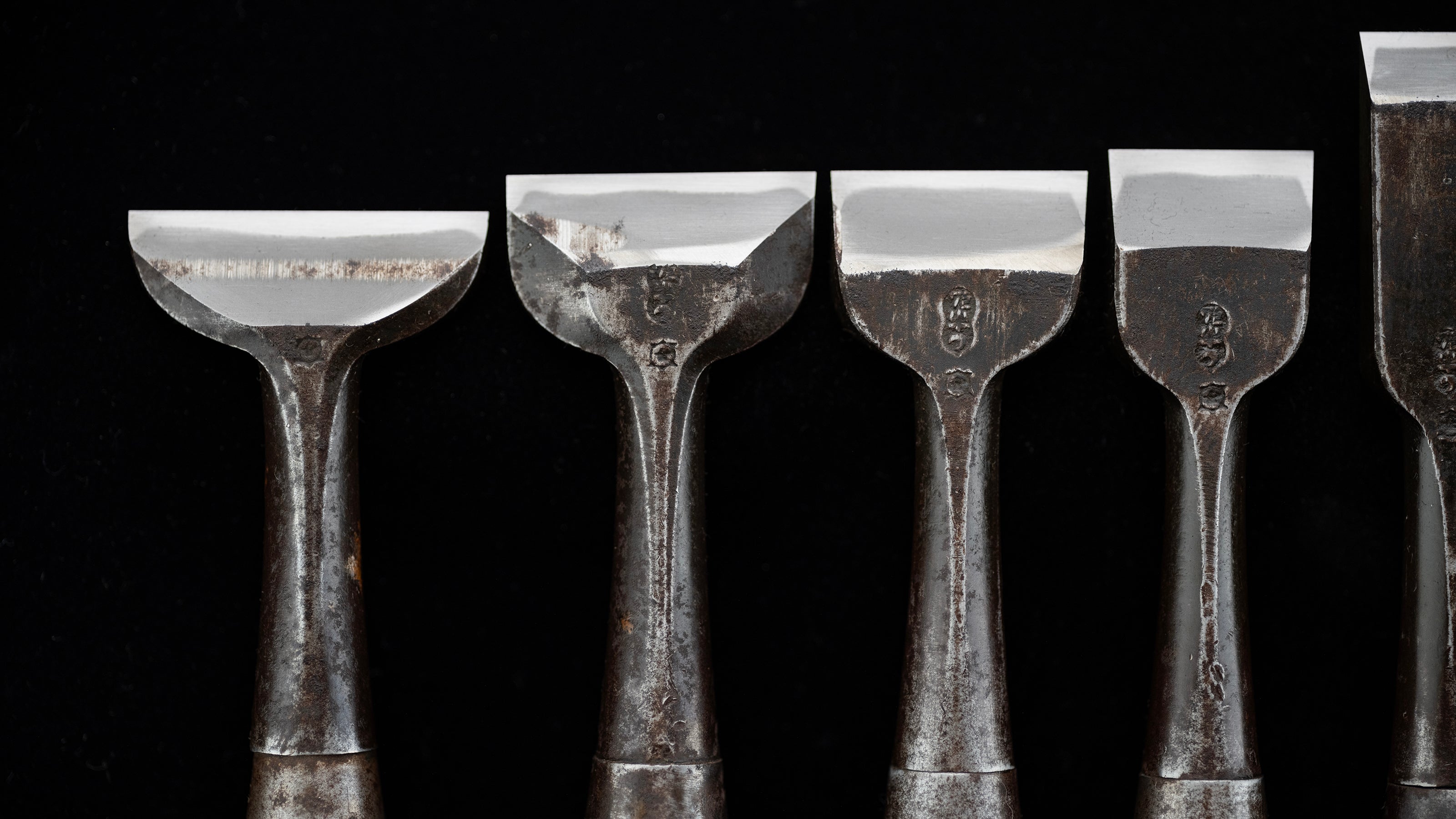 Oire-Nomi Japanese Hand Made Bench Chisel Set By Ichihiro Ⅱ ②