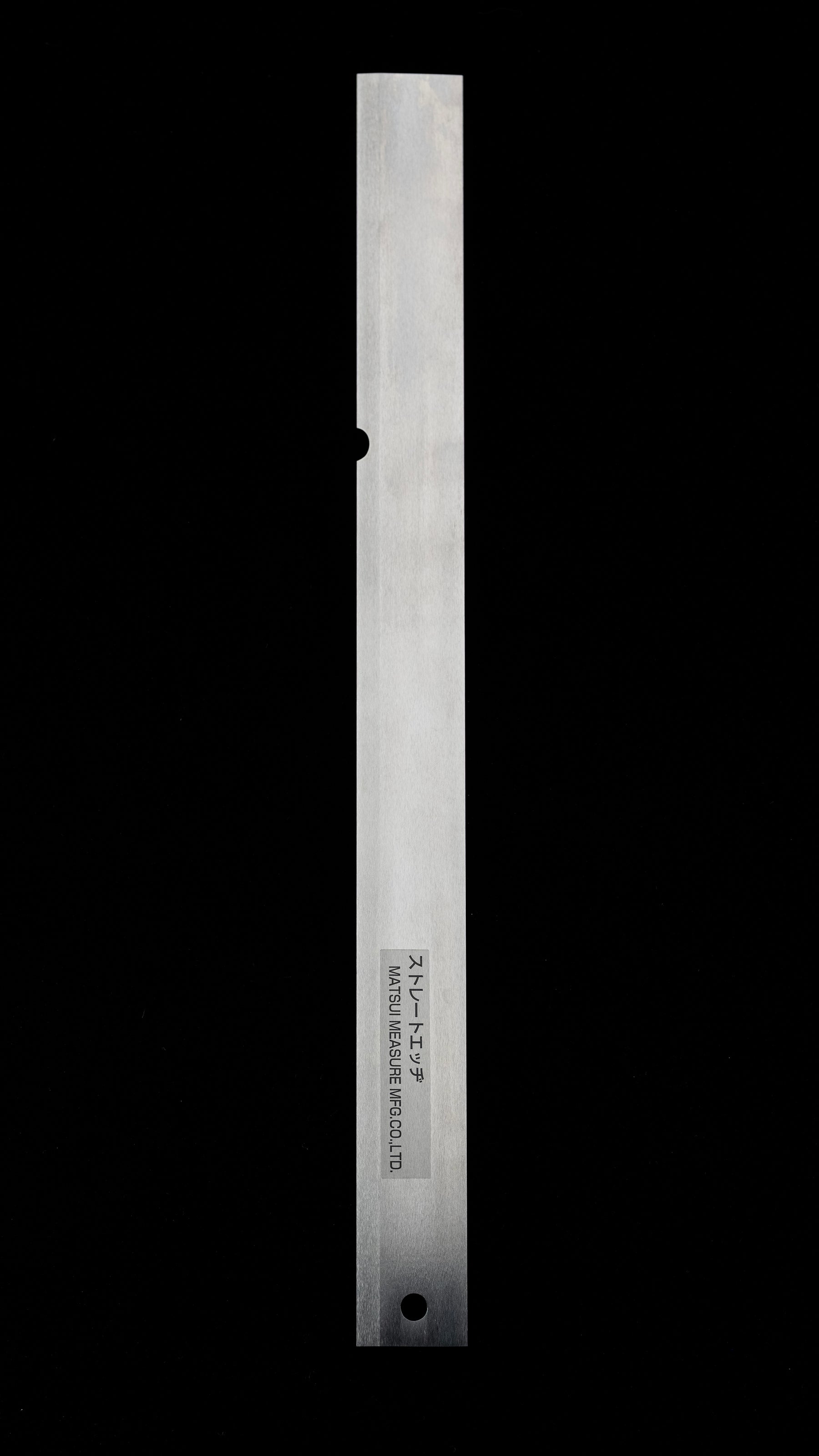 Matsui Precision Notched Double-Bevel Straightedge - 400mm