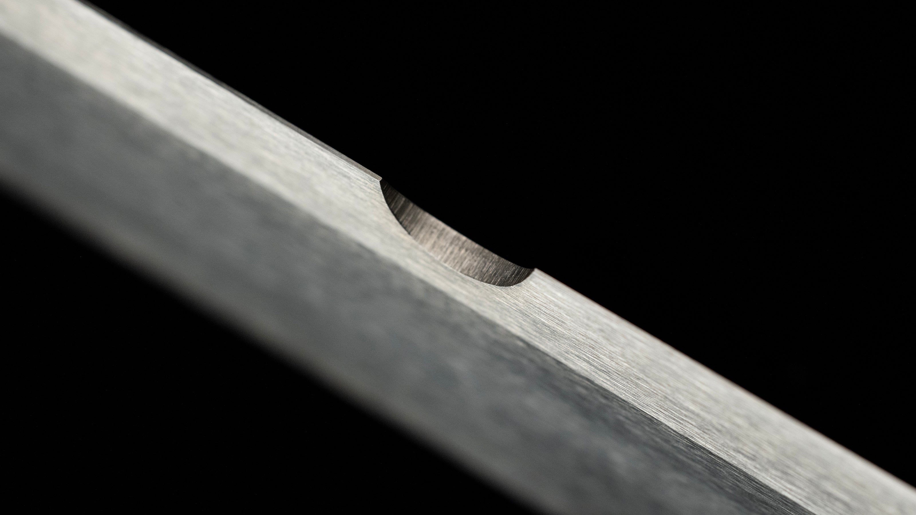 Matsui Precision Notched Double-Bevel Straightedge - 400mm