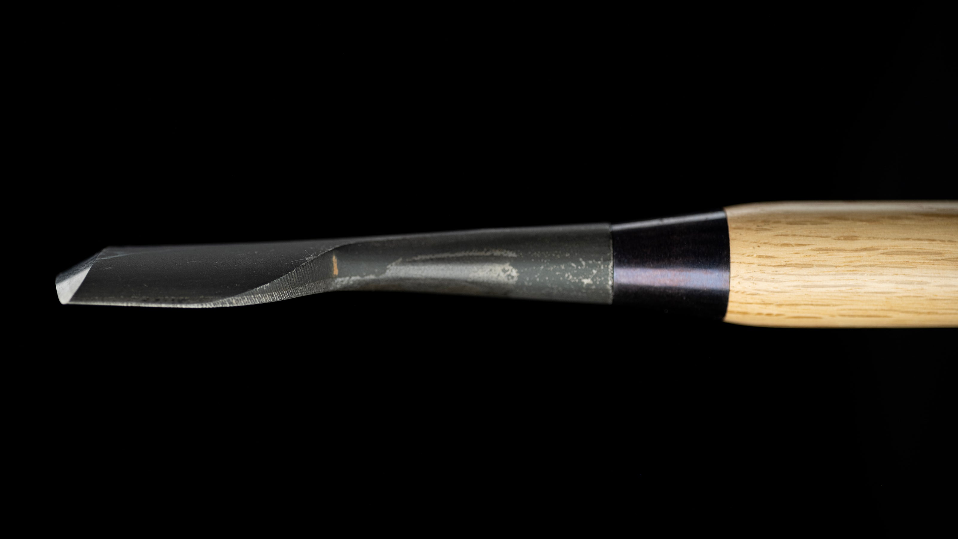 Uchimaru nomi Japanese U-Gouge Chisel By Hidari Konobu - 36mm ③