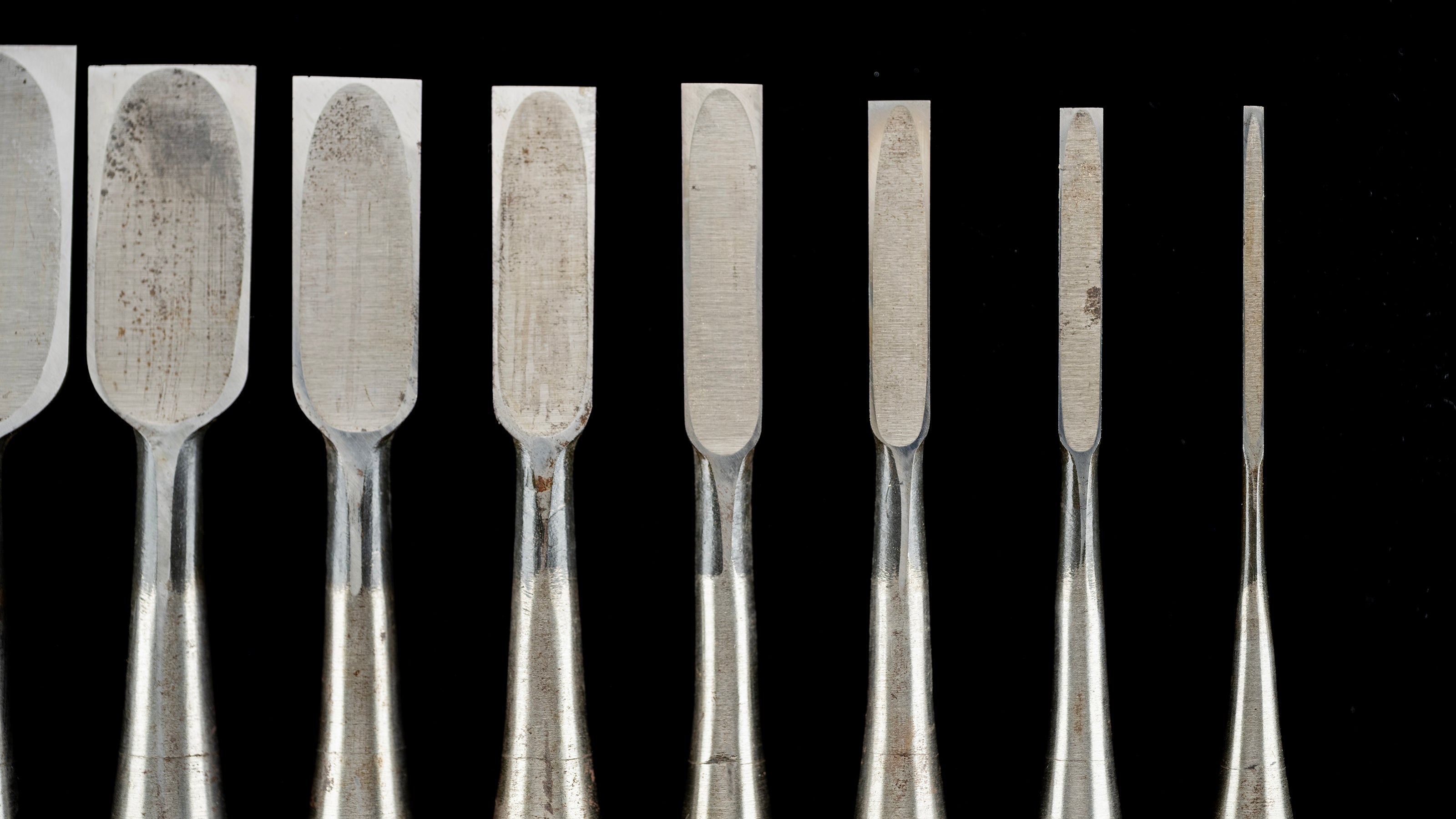 Oire-Nomi Japanese Hand Made Bench Chisel Set By Hironobu