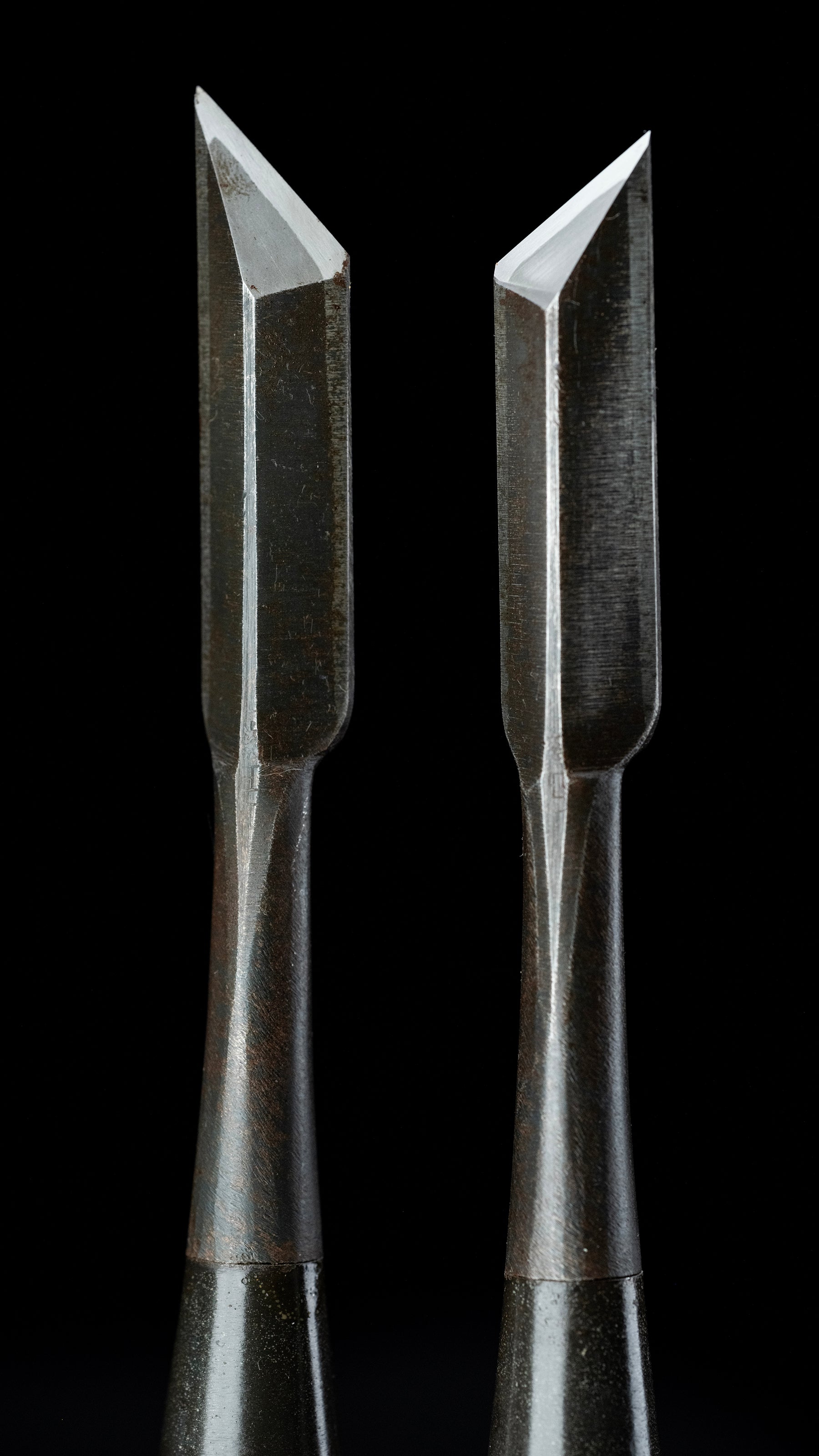 Shinogi-Isuka-Nomi Japanese Hand Made Oblique Chisel Set By Masashige - 15mm