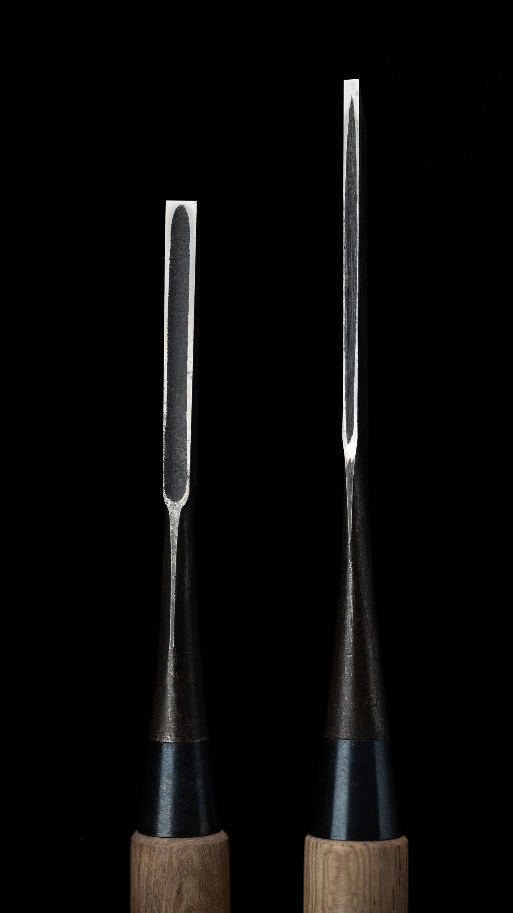 Oire-Nomi Japanese Hand Made Bench Chisel Set By Second Generation Kiyotada - Classical Type