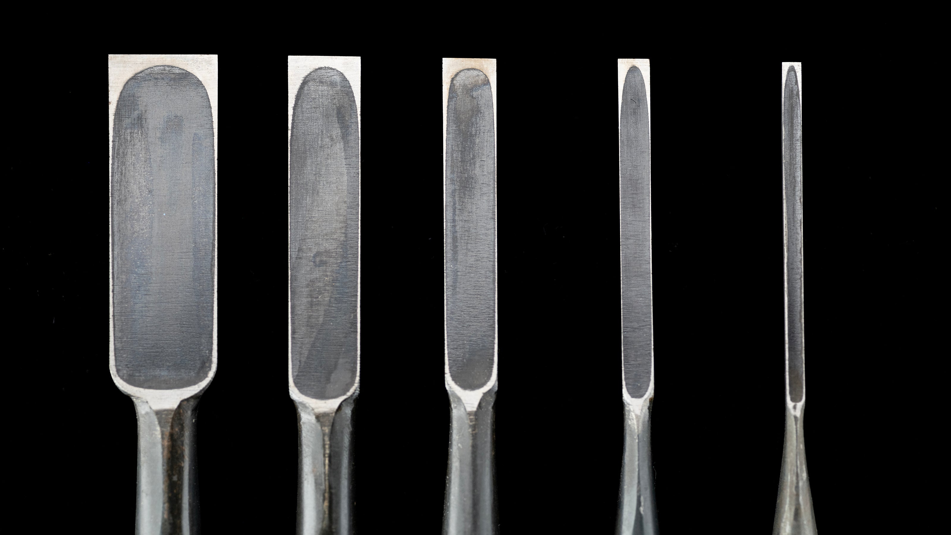 Oire-Nomi Japanese Hand Made Bench Chisel Set By Kiyohisa
