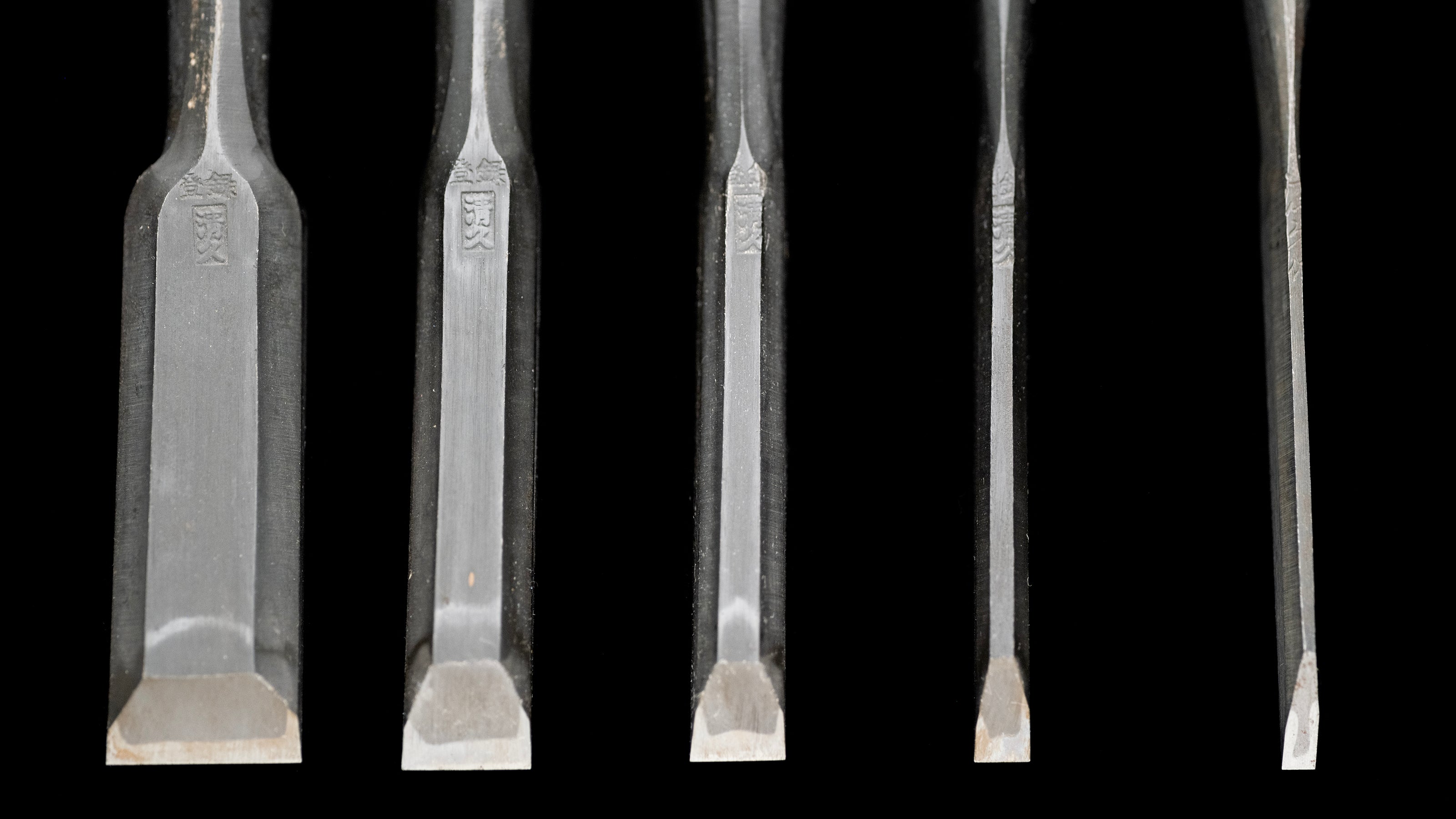 Oire-Nomi Japanese Hand Made Bench Chisel Set By Kiyohisa