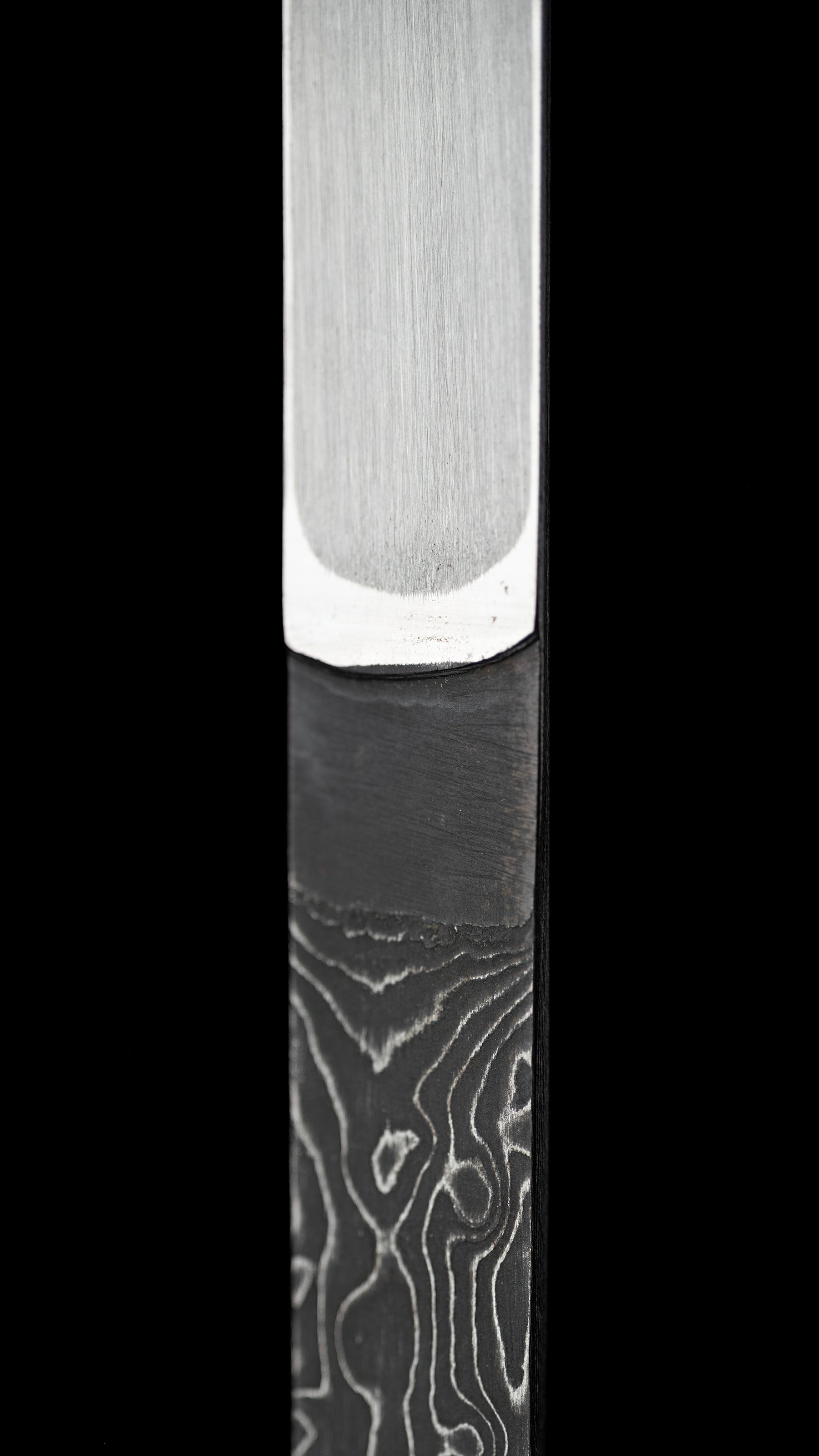 Mokume Shiragaki Japanese Marking Knife by Tasai Michio - 15mm