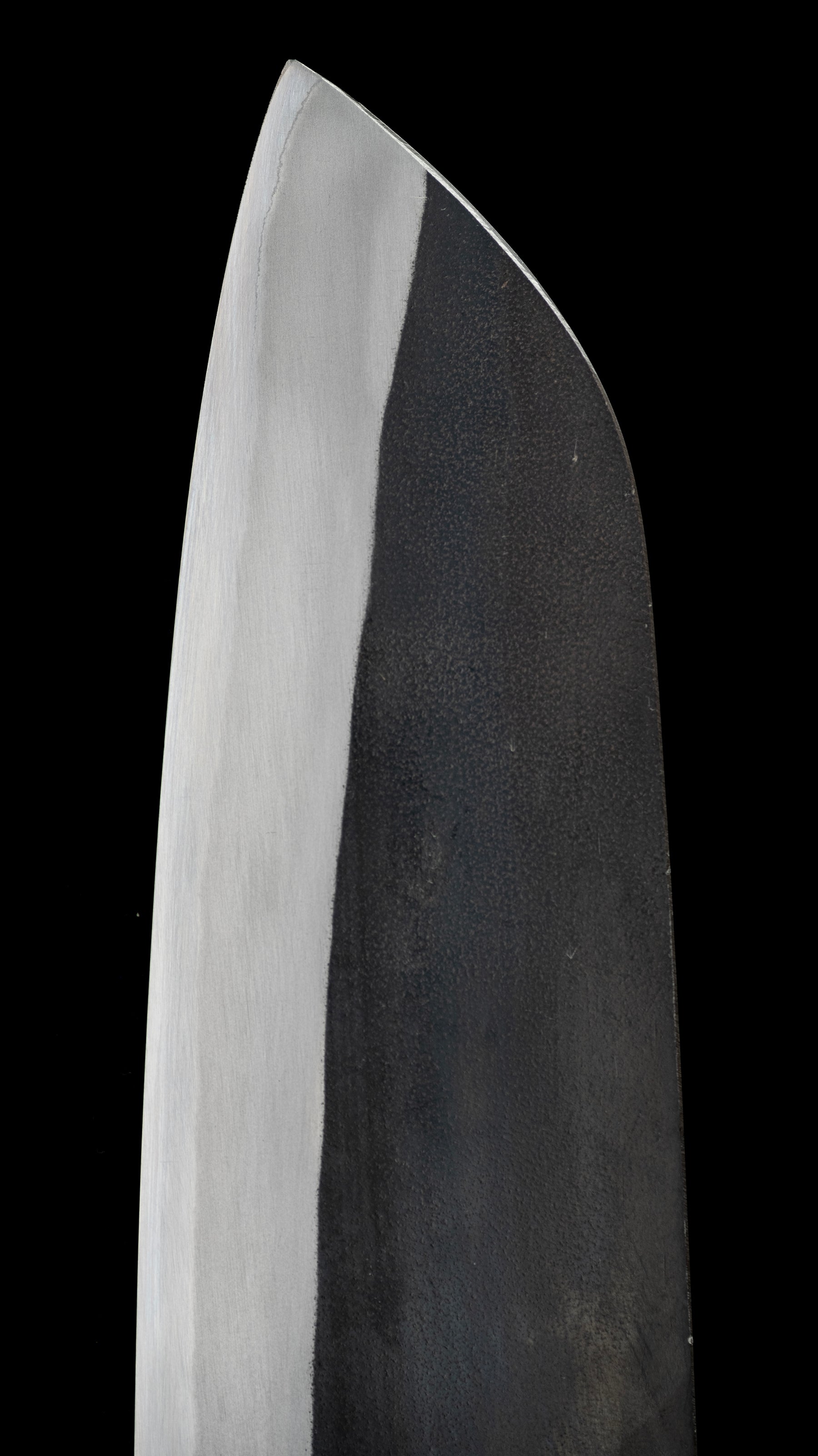Kurouchi Santoku Knife Japanese All Purpose Knife By Toyama Shuji - 165mm