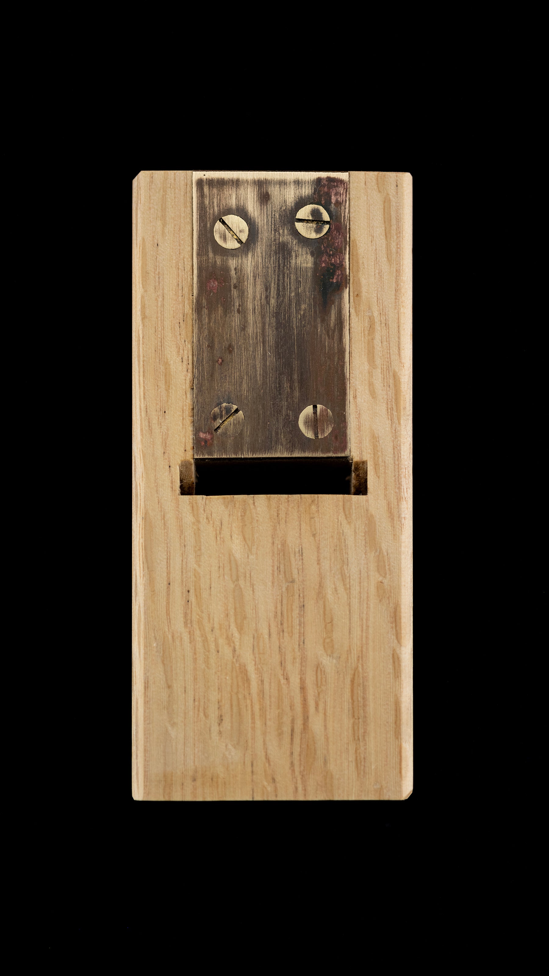 Sarumentori-Kanna Japanese Wood Screw Adjustable Chamfer Plane 60° By Yukichika - 24mm