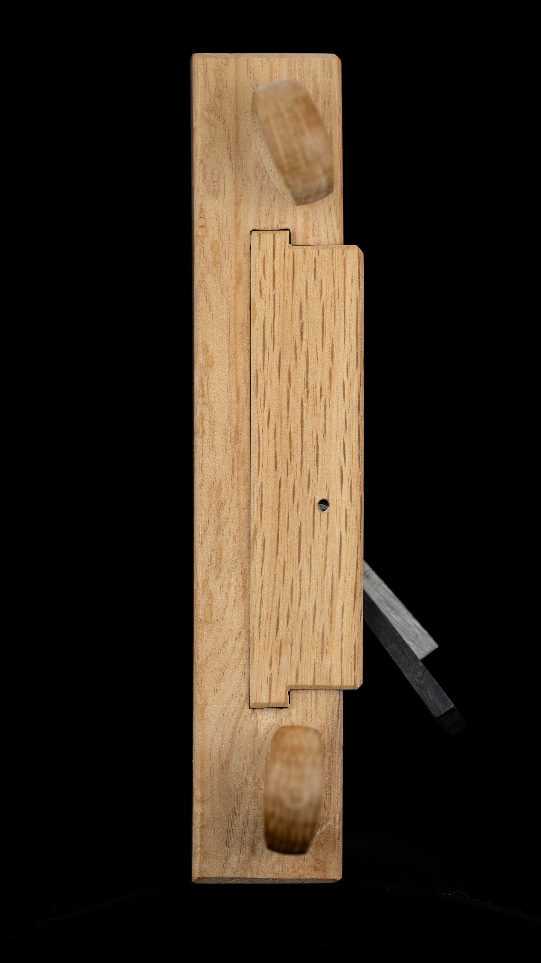 Sarumentori-Kanna Japanese Wood Screw Adjustable Chamfer Plane 60° By Yukichika - 24mm ②