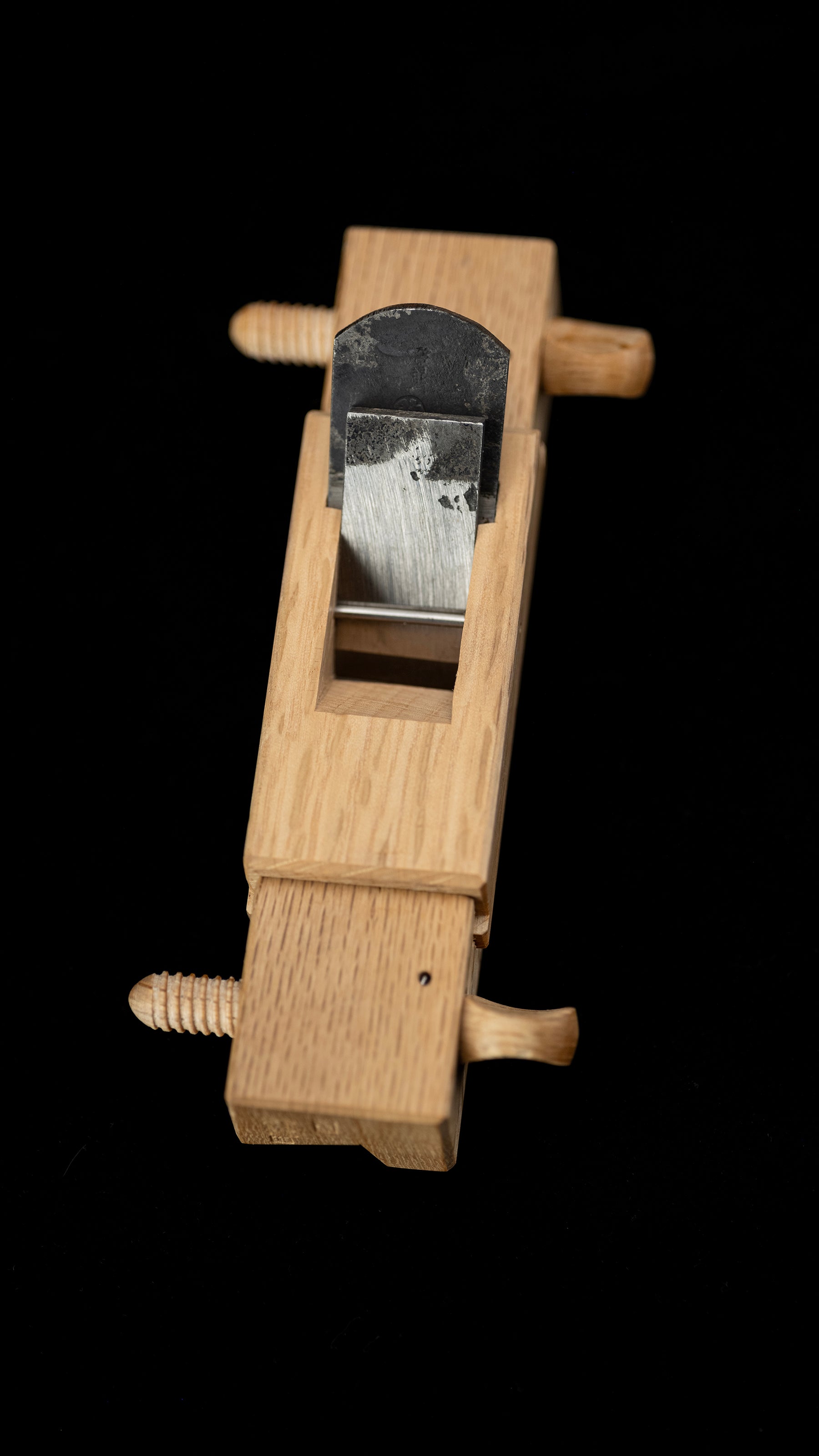 Sarumentori-Kanna Japanese Wood Screw Adjustable Chamfer Plane 60° By Yukichika - 24mm