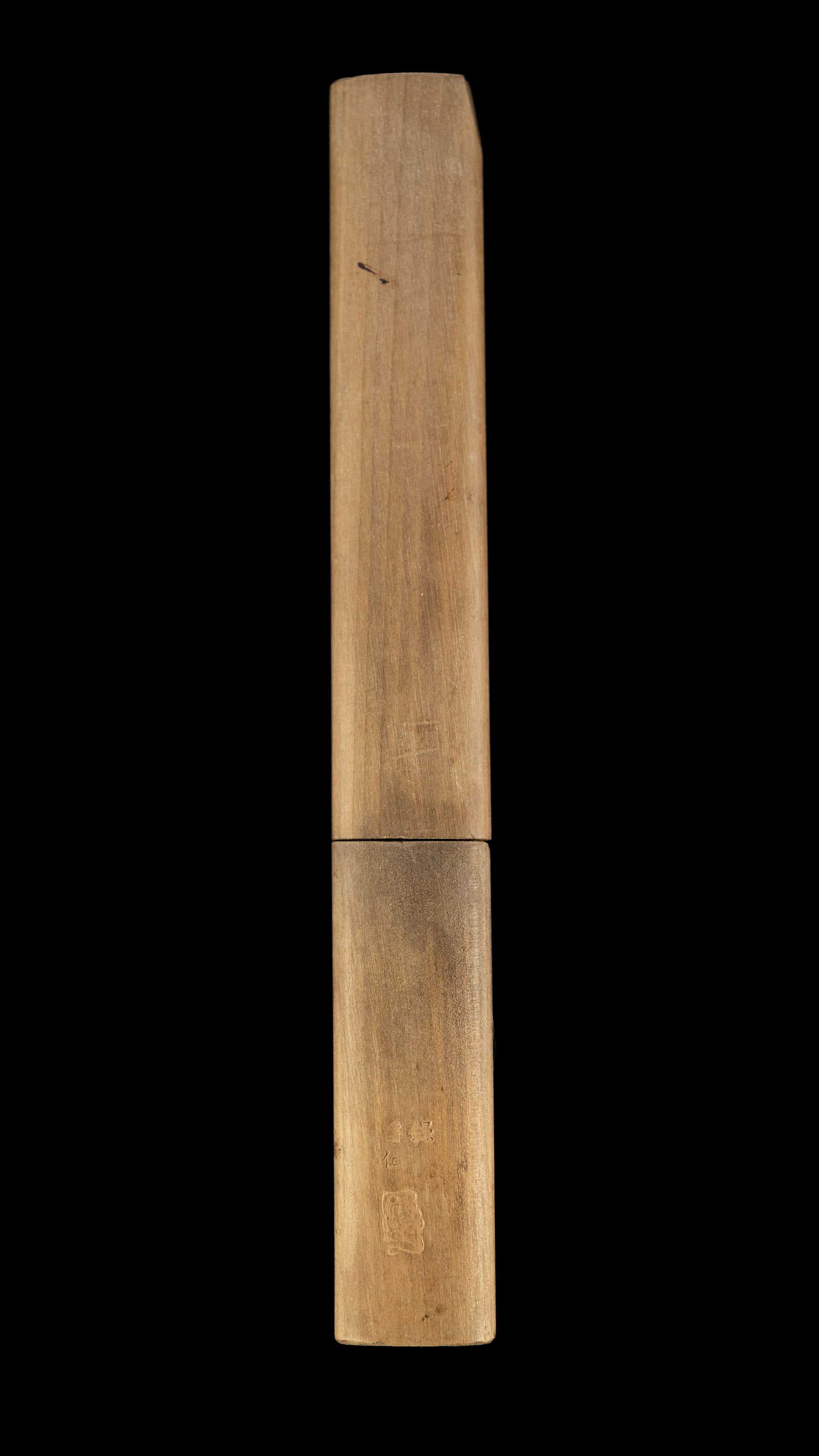 Kuriko-katana Knife with Double-Bevel - 130mm