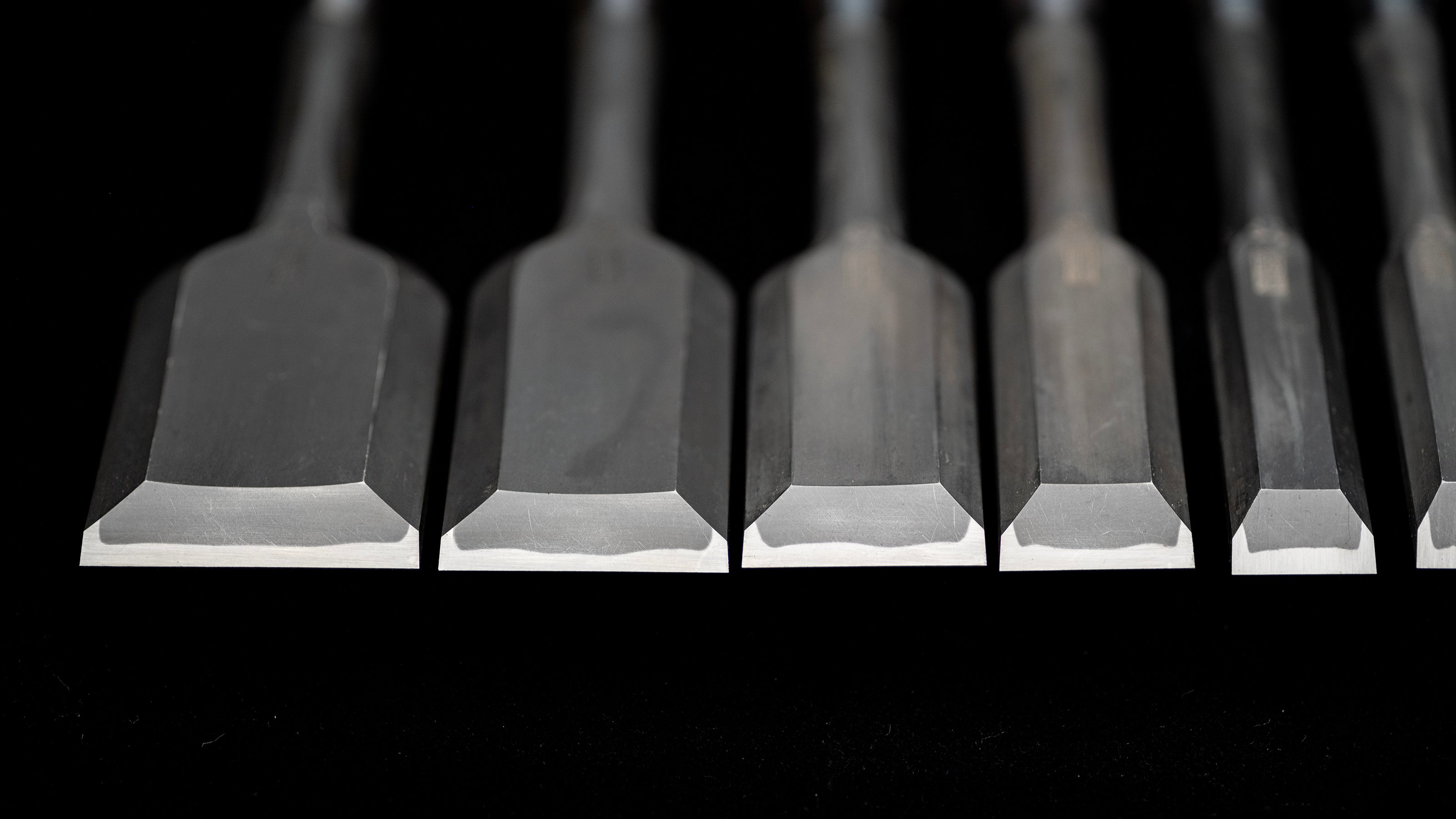 Oire-Nomi Japanese Hand Made Bench Chisel Set By Kunikei
