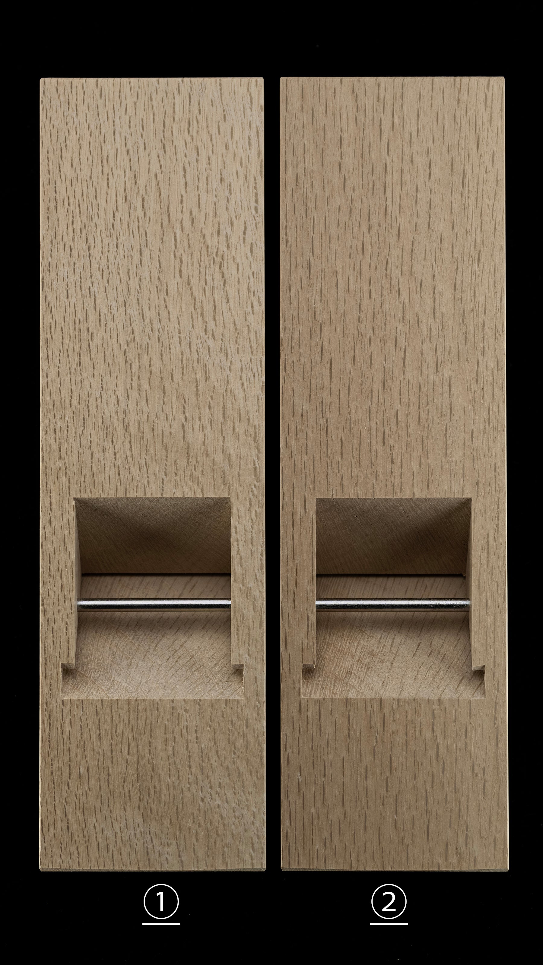 Japanese White Oak Wood Plane Body (Arabori-Dai) for 65mm Blade by Koyoshiya