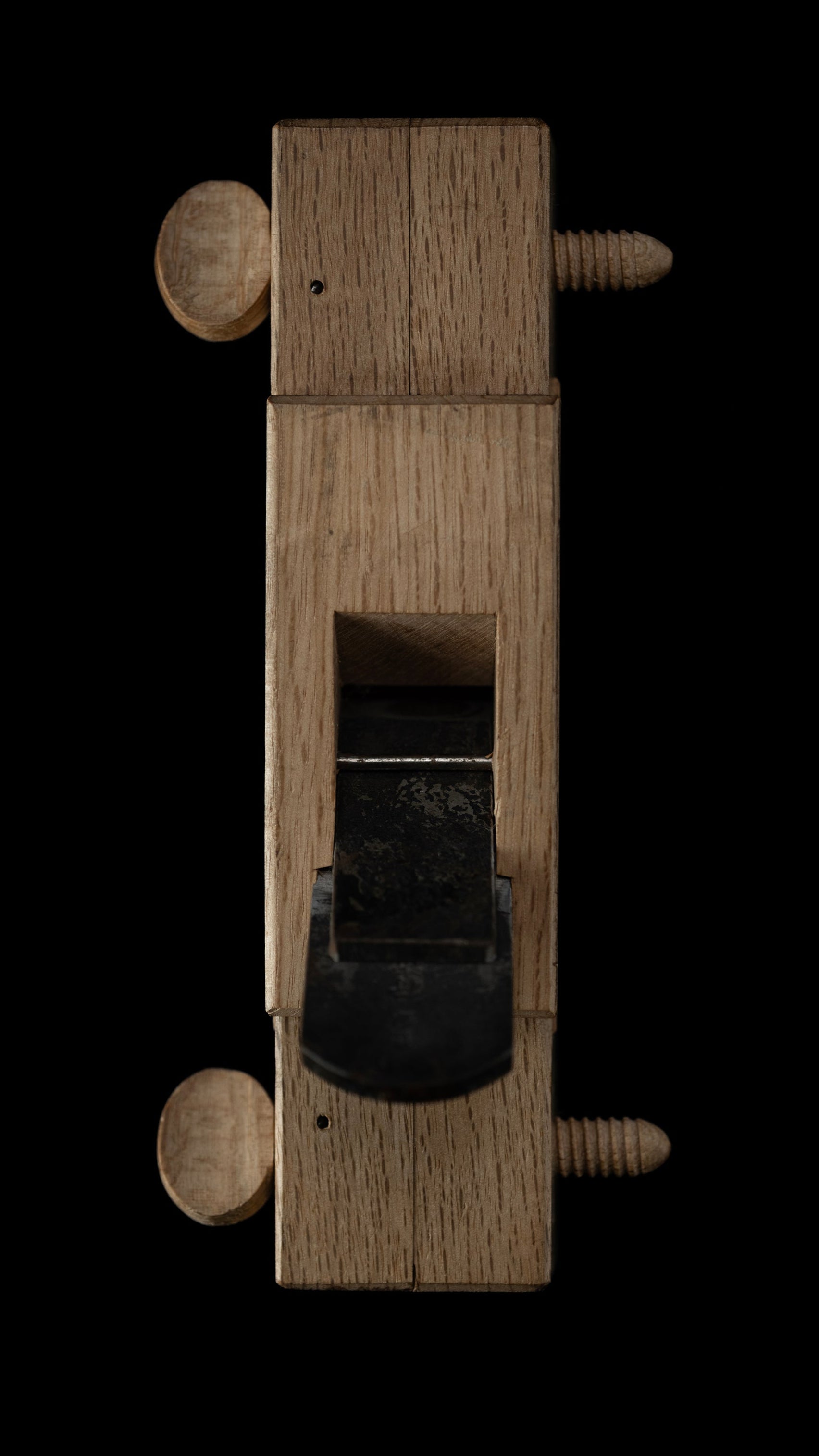 Kadomentori-Kanna Japanese Wood Screw Adjustable Chamfer Plane By Yukichika - 30mm