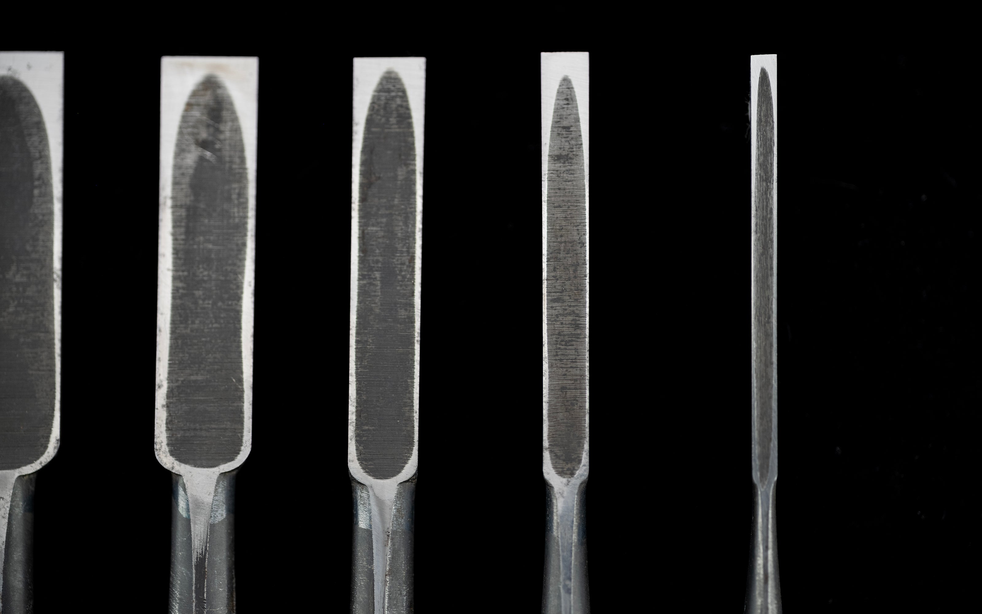Oire-Nomi Japanese Hand Made Bench Chisel Set By Mitsuki