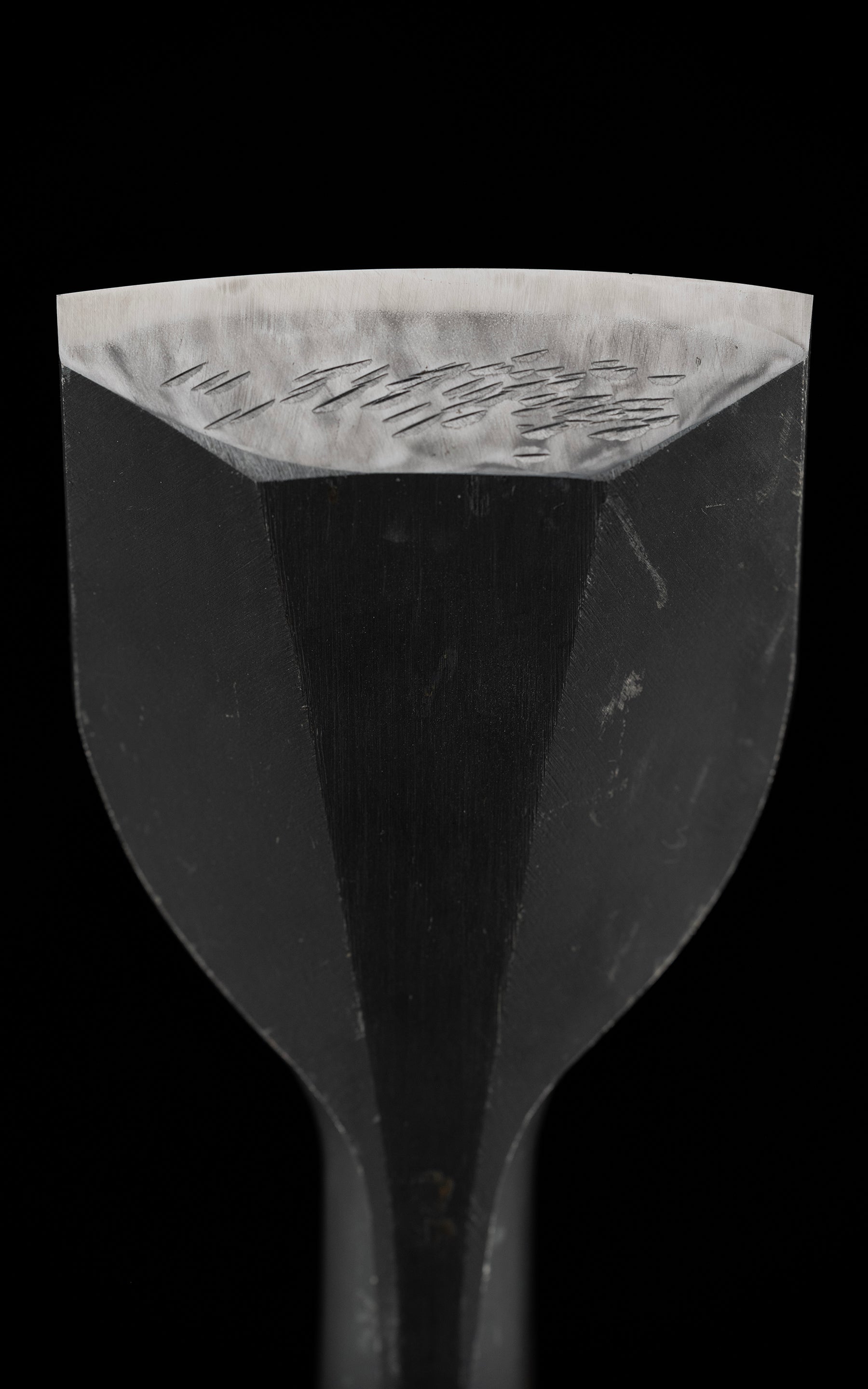 Hiramaru-nomi Japanese Flat Round Carving Chisel By Second Generation Konobu - 46mm