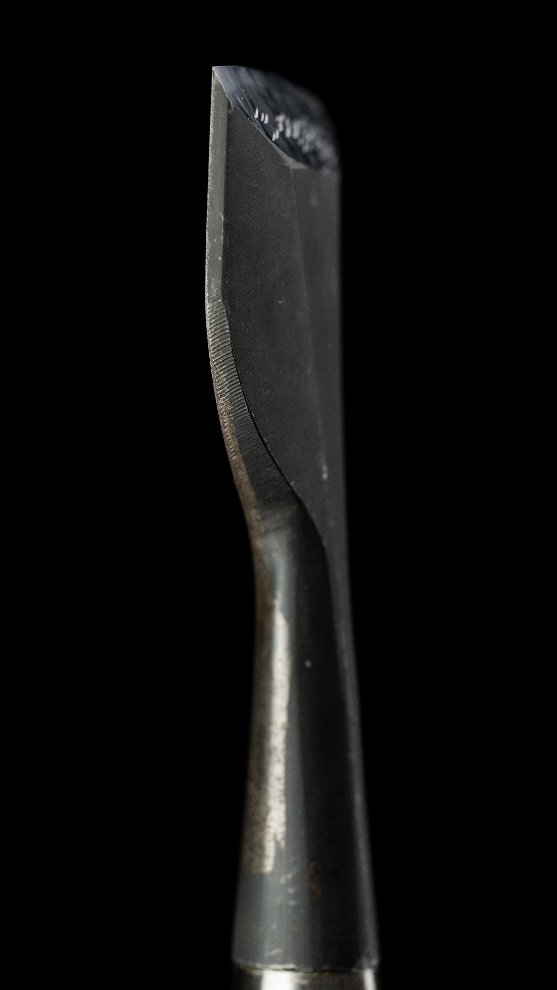 Hiramaru-nomi Japanese Flat Round Carving Chisel By Second Generation Konobu - 46mm