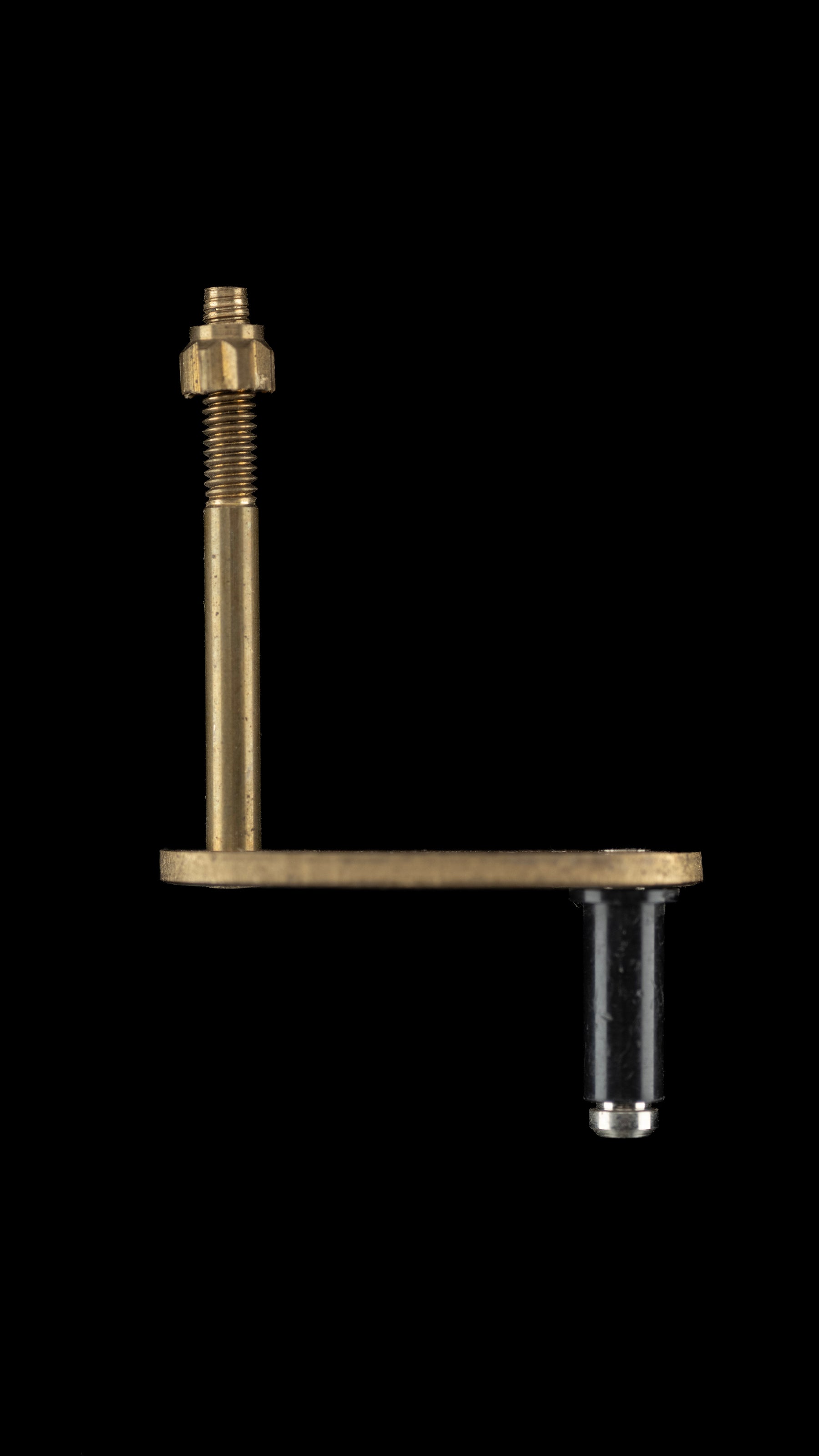 Brass Crank for Japanese Wooden Sumitsubo