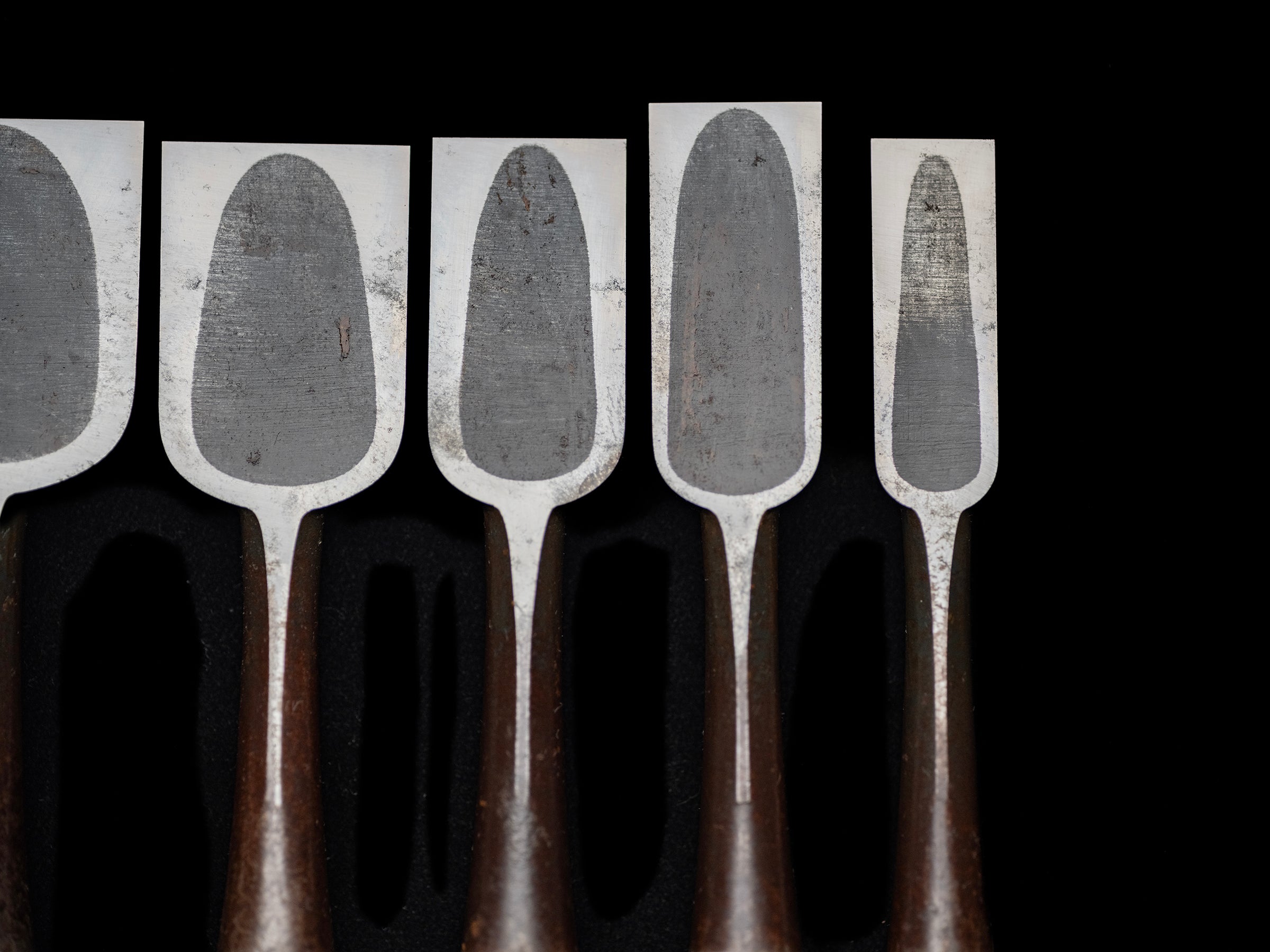 Oire-Nomi Japanese Hand Made Bench Chisel Set By Kiyotada Ⅱ - Classic Tokyo Style