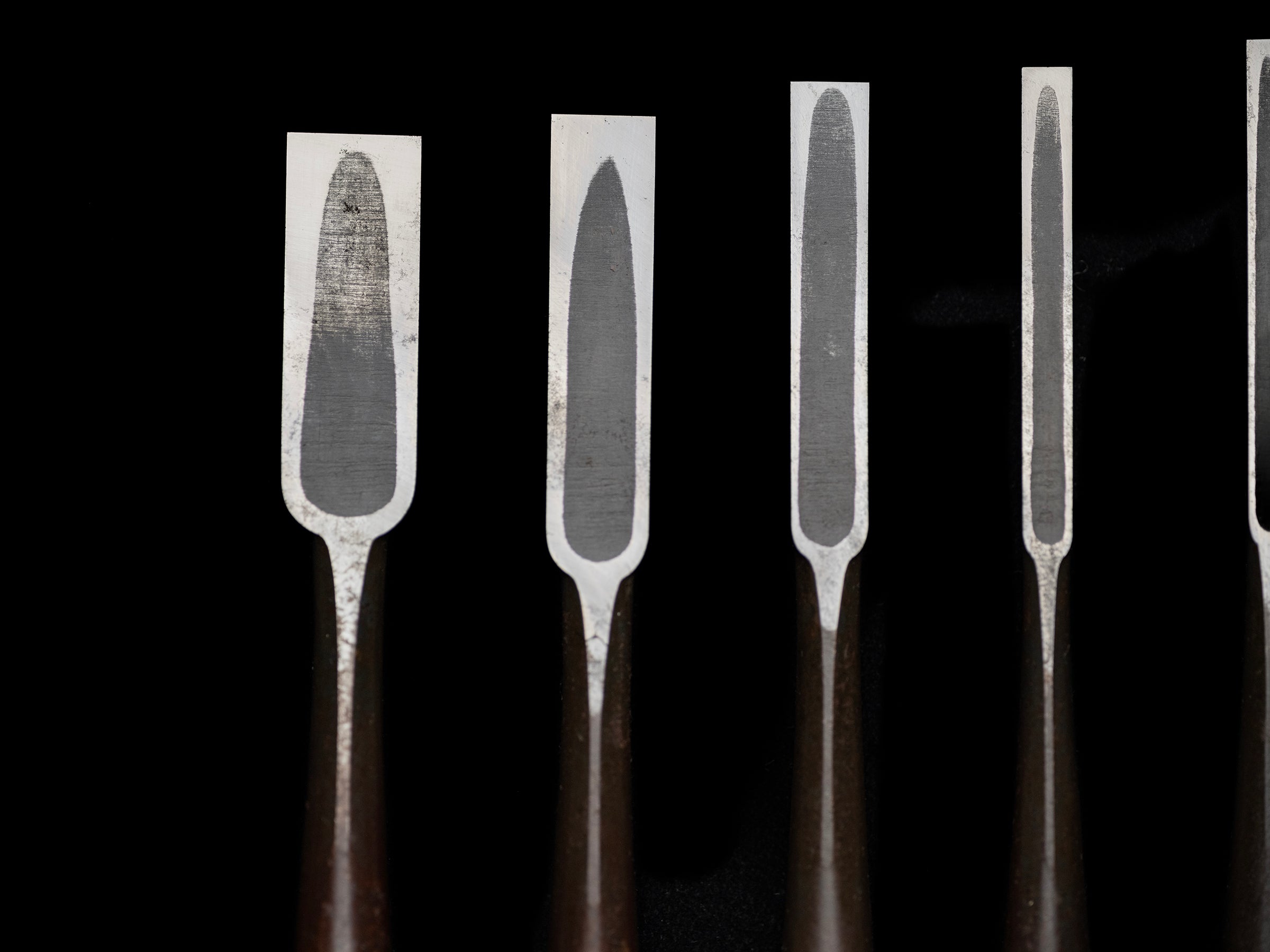 Oire-Nomi Japanese Hand Made Bench Chisel Set By Kiyotada Ⅱ - Classic Tokyo Style