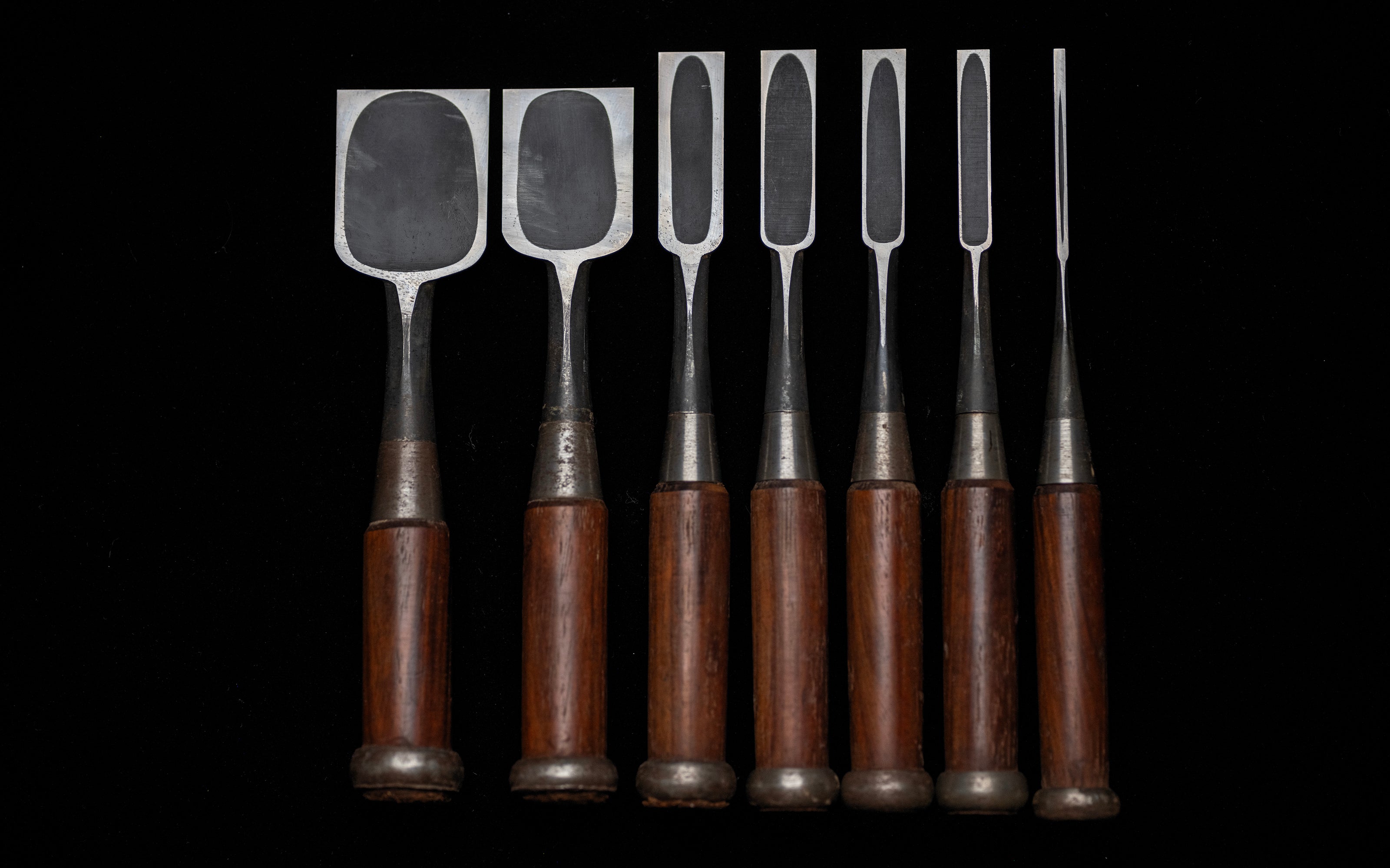 Oire-Nomi Japanese Hand Made Bench Chisel Set By Osahiro