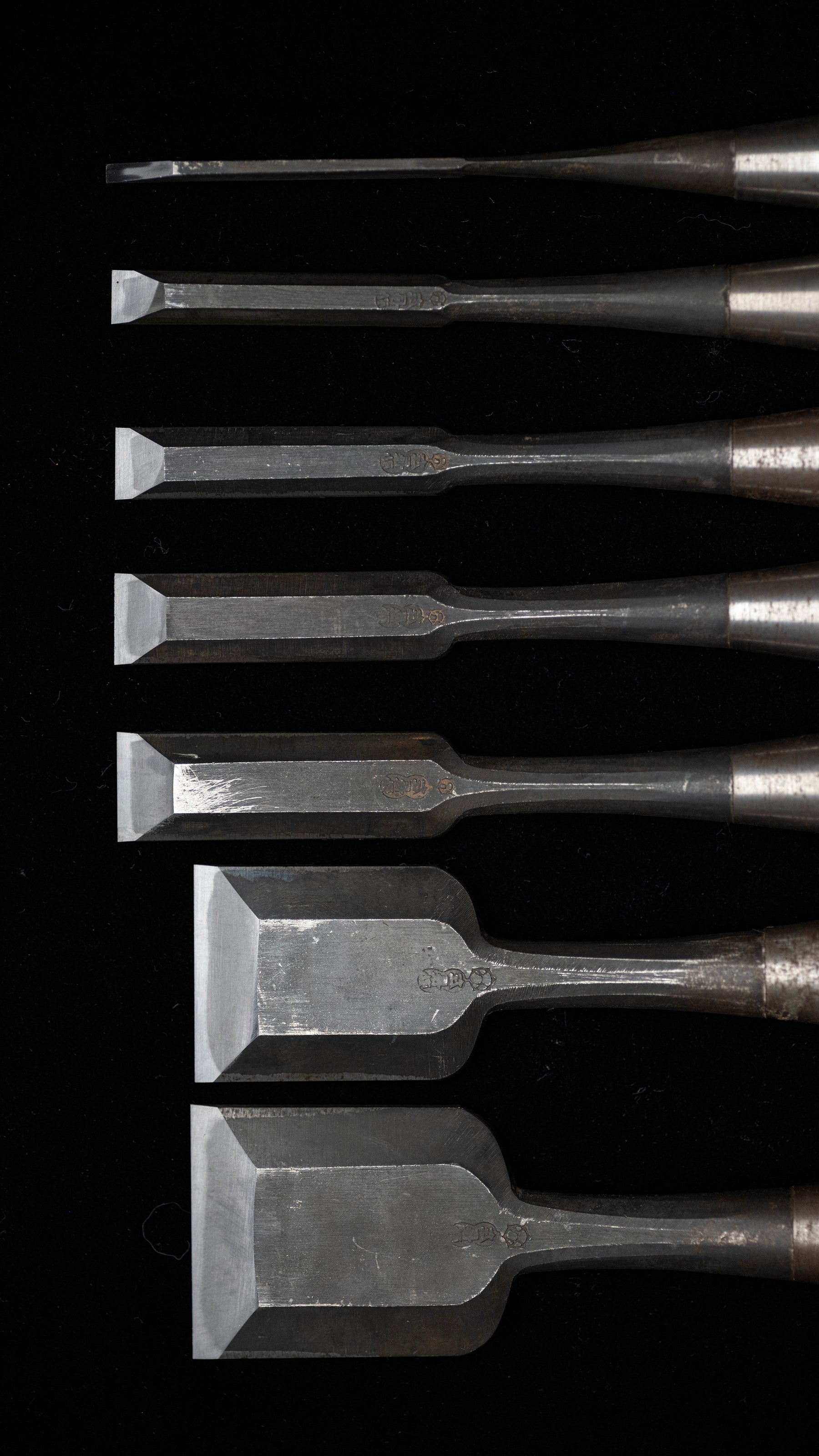 Oire-Nomi Japanese Hand Made Bench Chisel Set By Osahiro