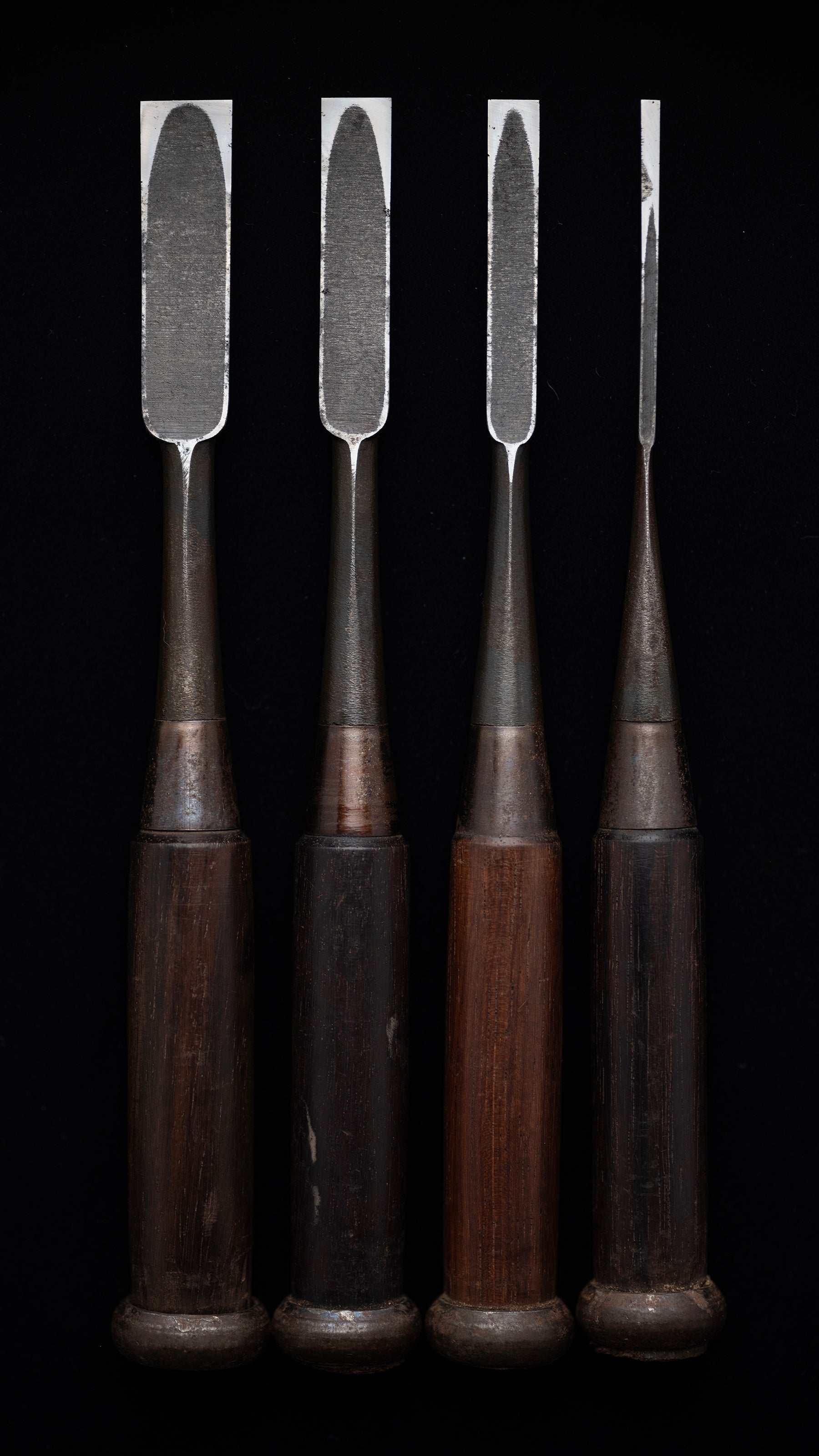 Oire-Nomi Japanese Hand Made Bench Chisel Set by Tomoyatsu