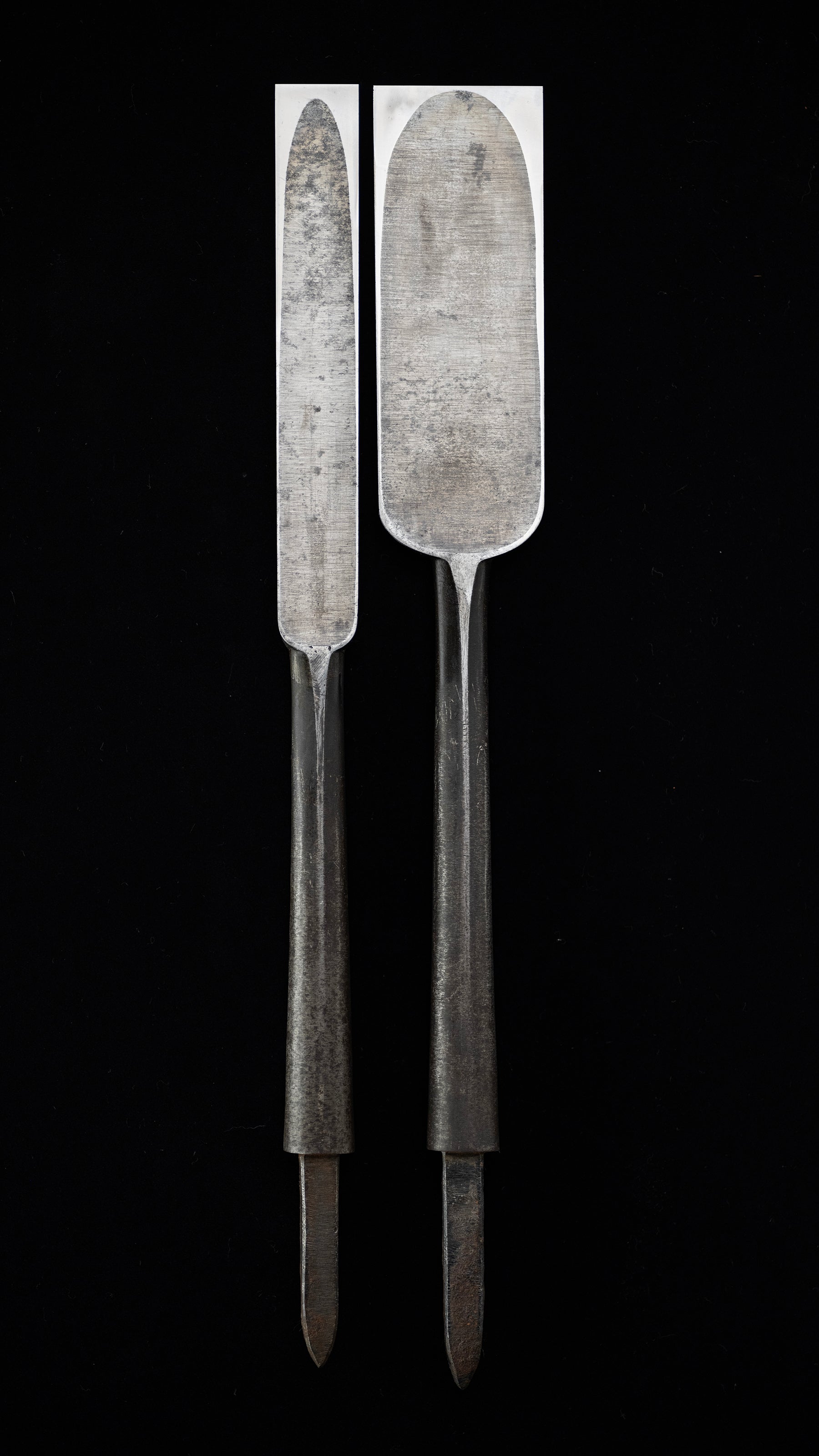 Ootsuki-Nomi Japanese Hand Made Slick Chisel Set By Fujikura Mannosuke - 24mm & 48mm