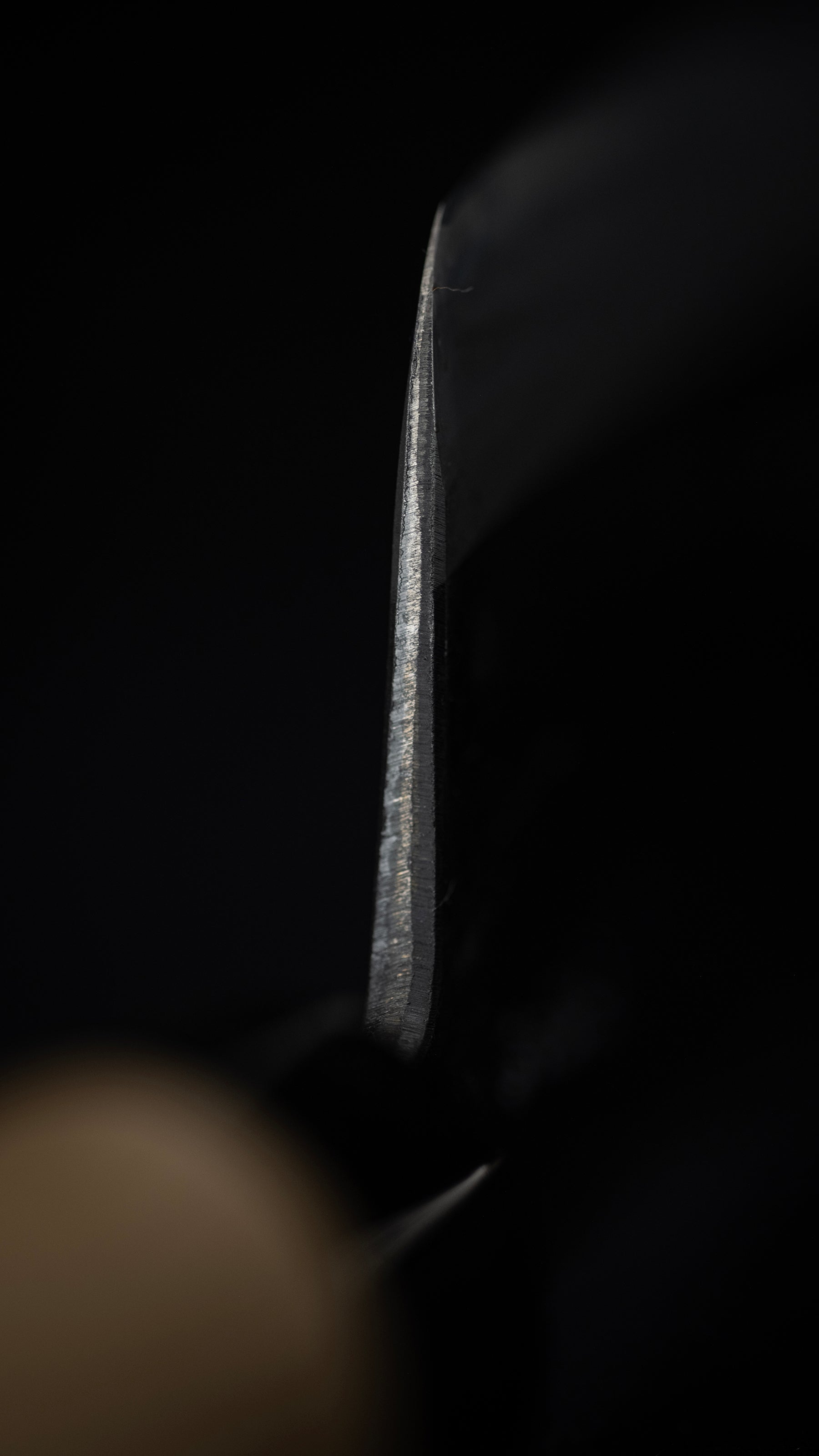 Edo-Kata Kurouchi Nakiri Knife Japanese Vegetable Knife By Kiya - 170mm