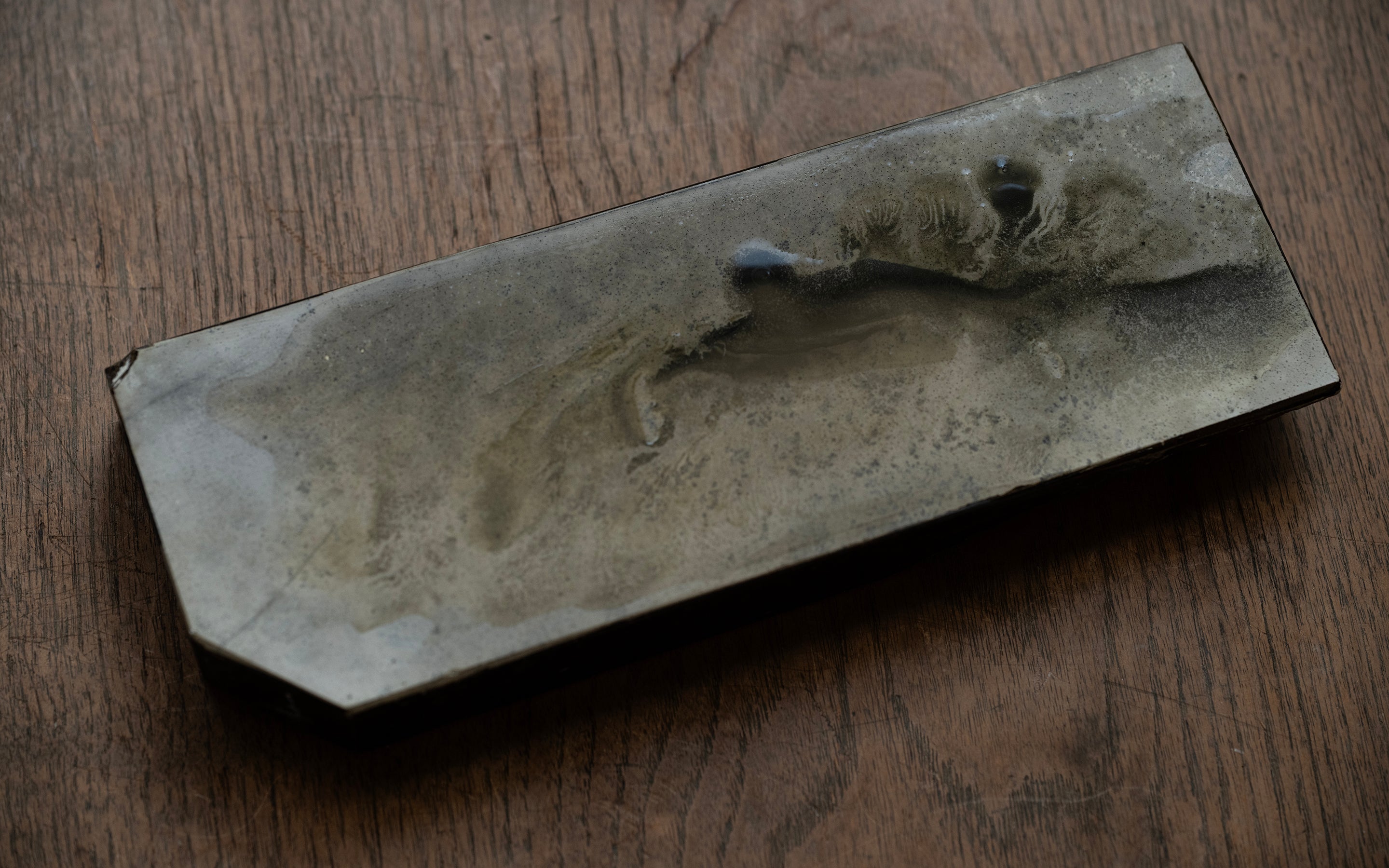 Ohira Ao Renge Suita Japanese Natural Finishing Stone - 815g