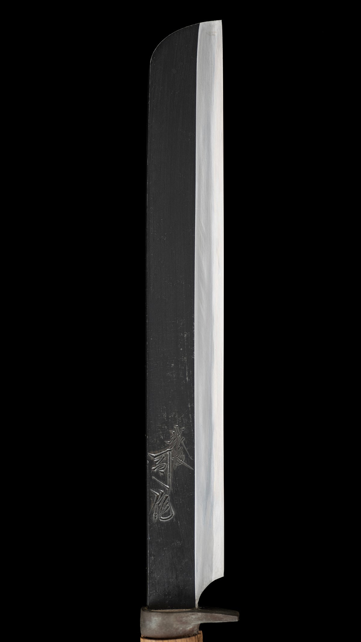Nata Japanese Single-Bevel Hatchet Knife By Third Generation Tsukasasaku For Right Hand - 240mm