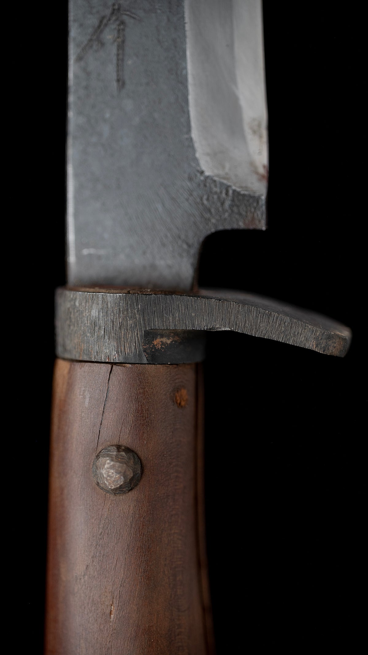 Ken-Nata Japanese Single-Bevel Hatchet Knife By Nakaya Heiji For Right Hand - 195mm