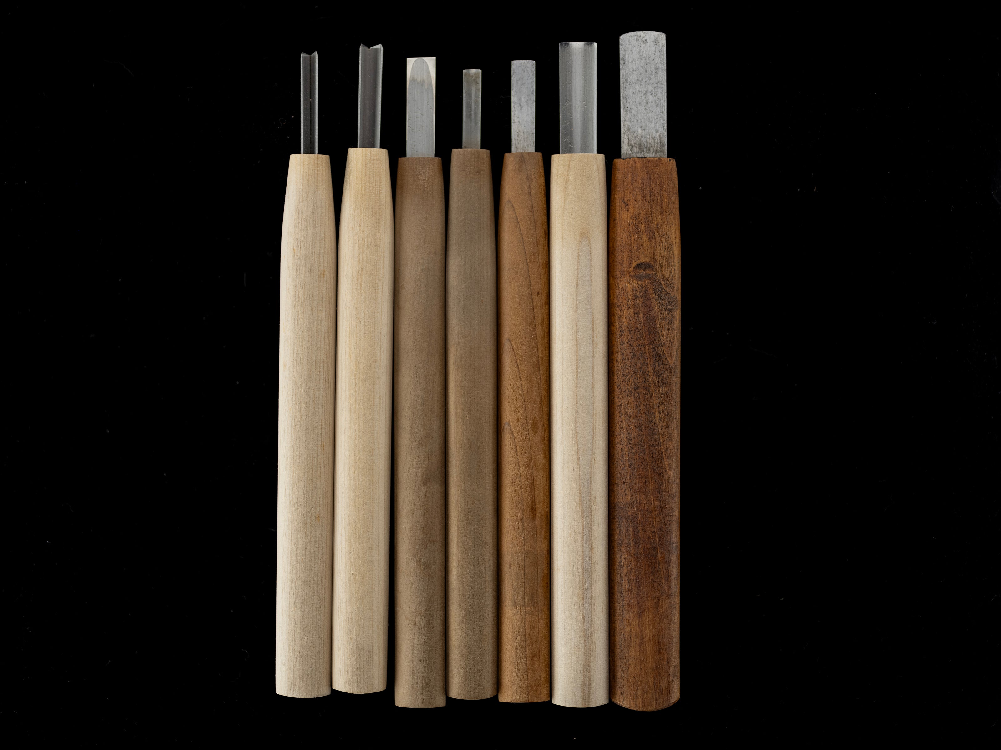 Japanese Carving Chisel Set By Konobu - 62 Pieces