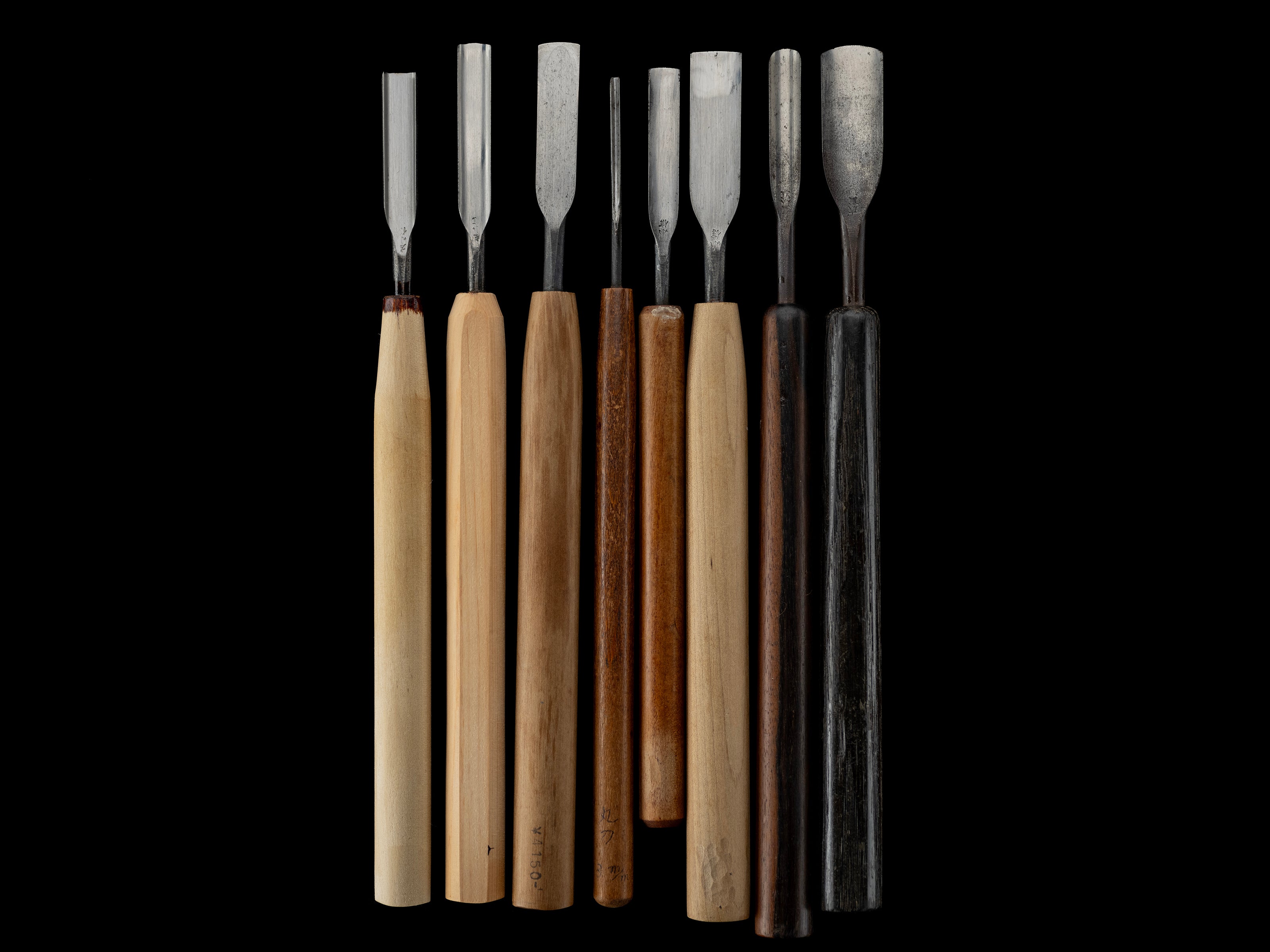 Japanese Carving Chisel Set By Konobu - 62 Pieces