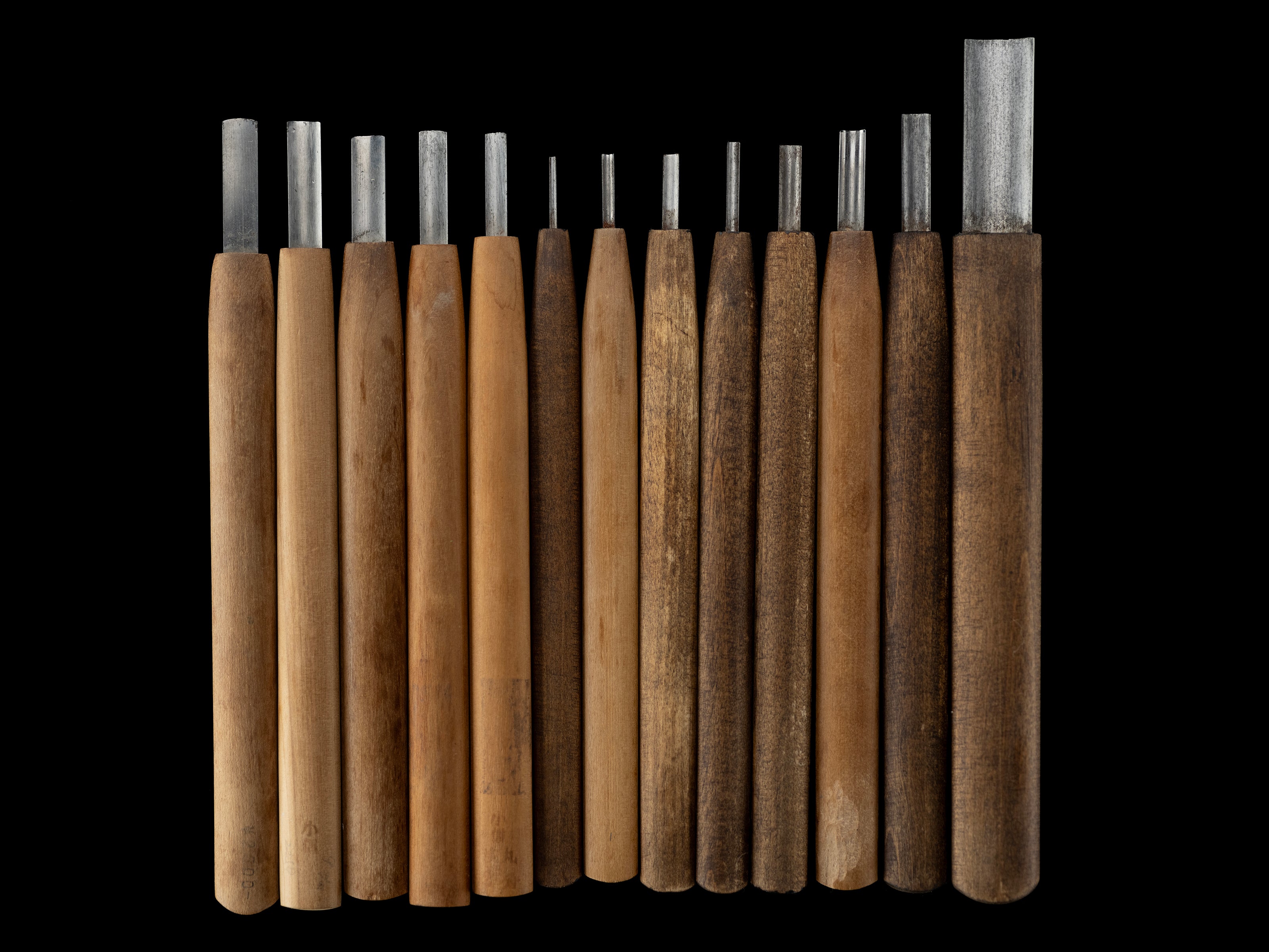 Japanese Carving Chisel Set By Konobu - 62 Pieces