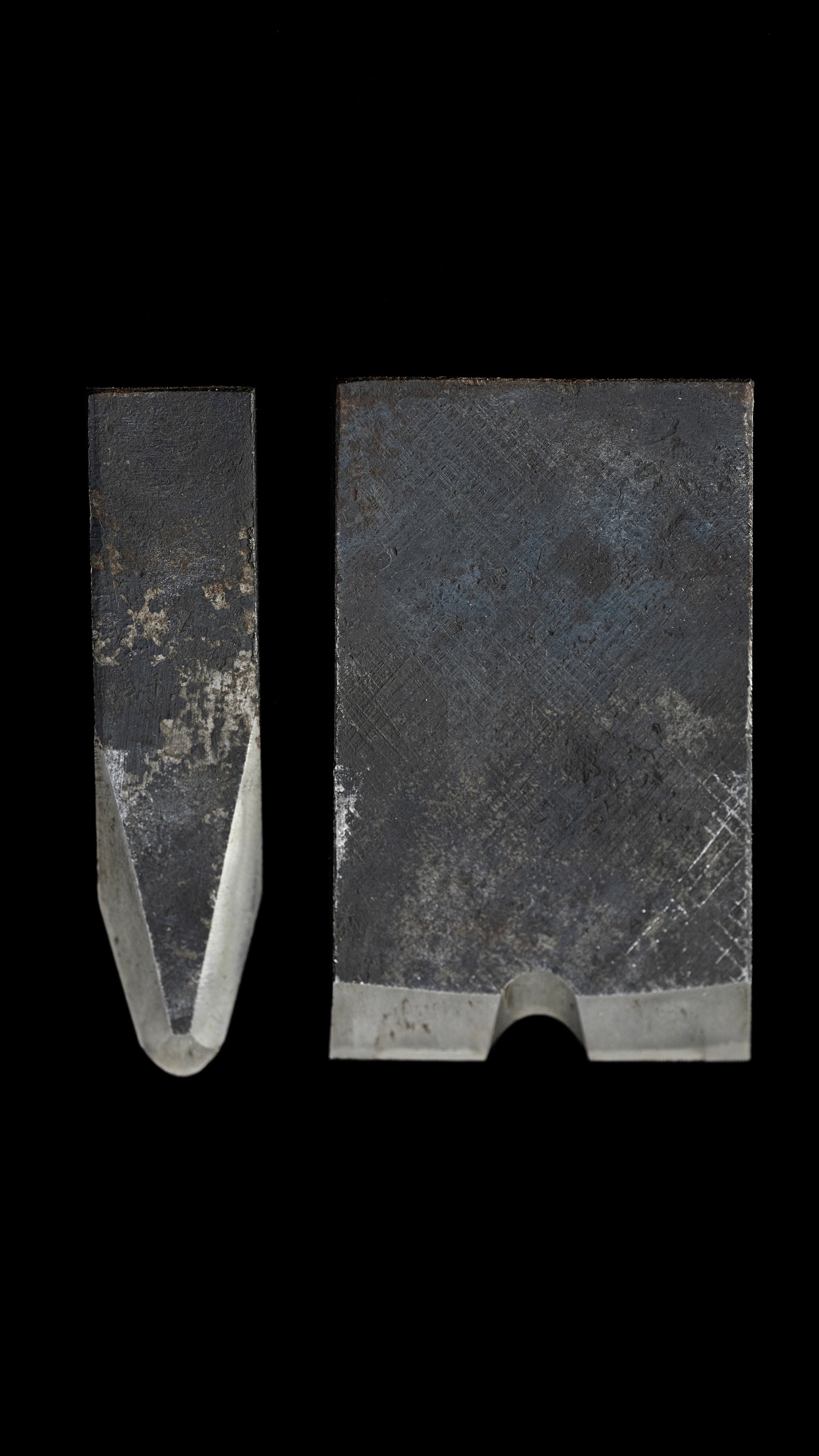 Inro-Men-Tori-Kanna with Round Profile Japanese Flange -molding Plane set By Kinshiro