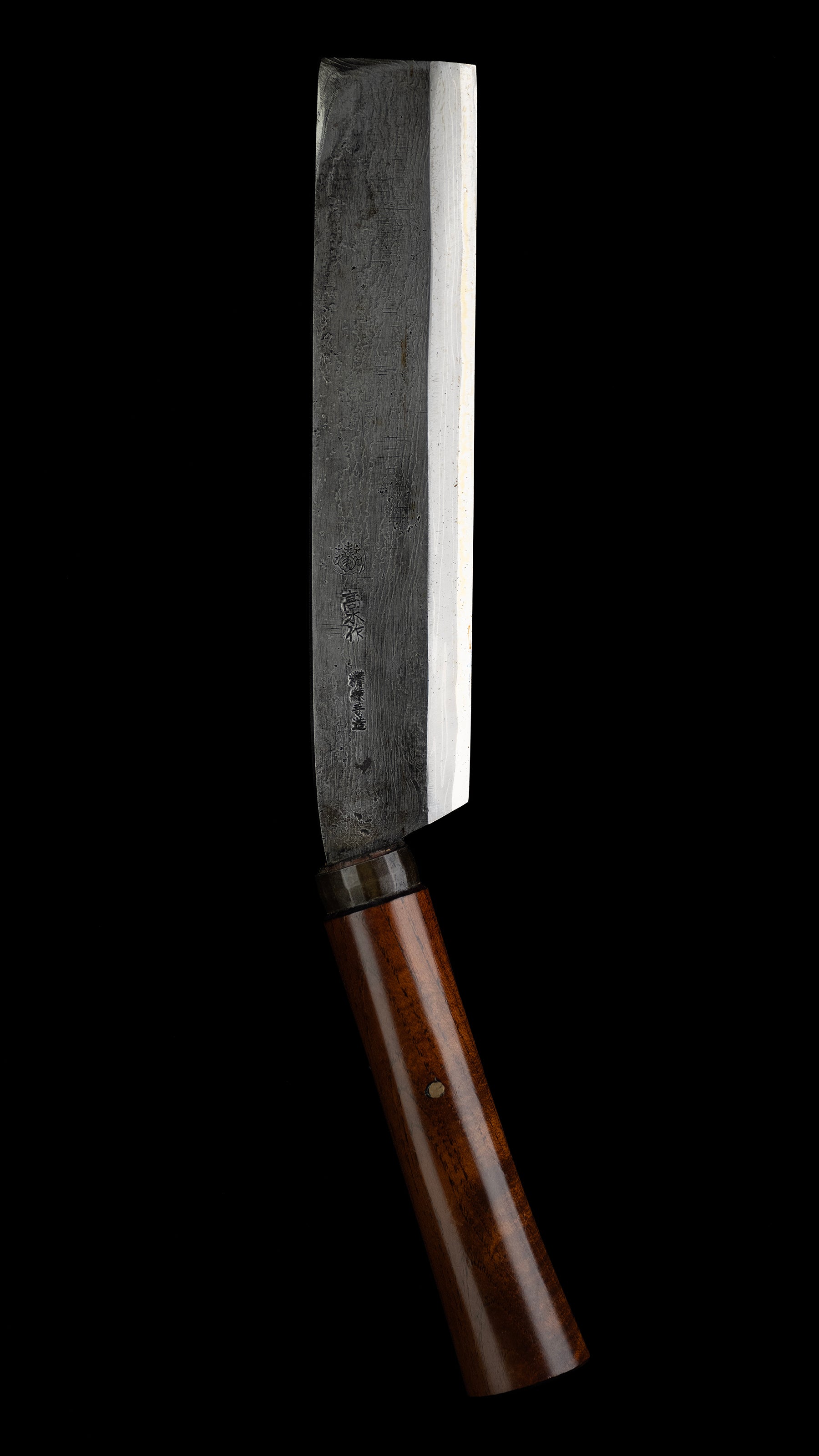 Suminagashi-Nata Japanese Single-Bevel Hatchet Knife By Takaki Junichi For Right Hand