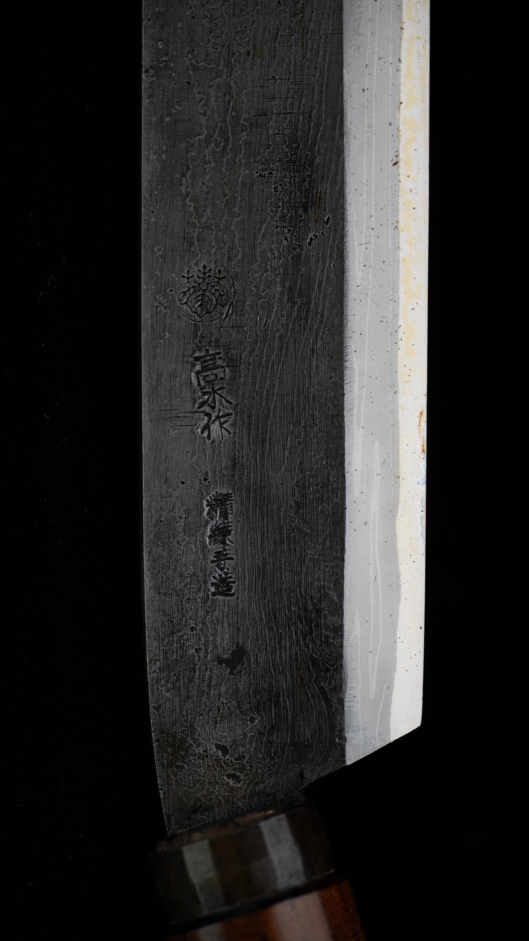 Suminagashi-Nata Japanese Single-Bevel Hatchet Knife By Takaki Junichi For Right Hand